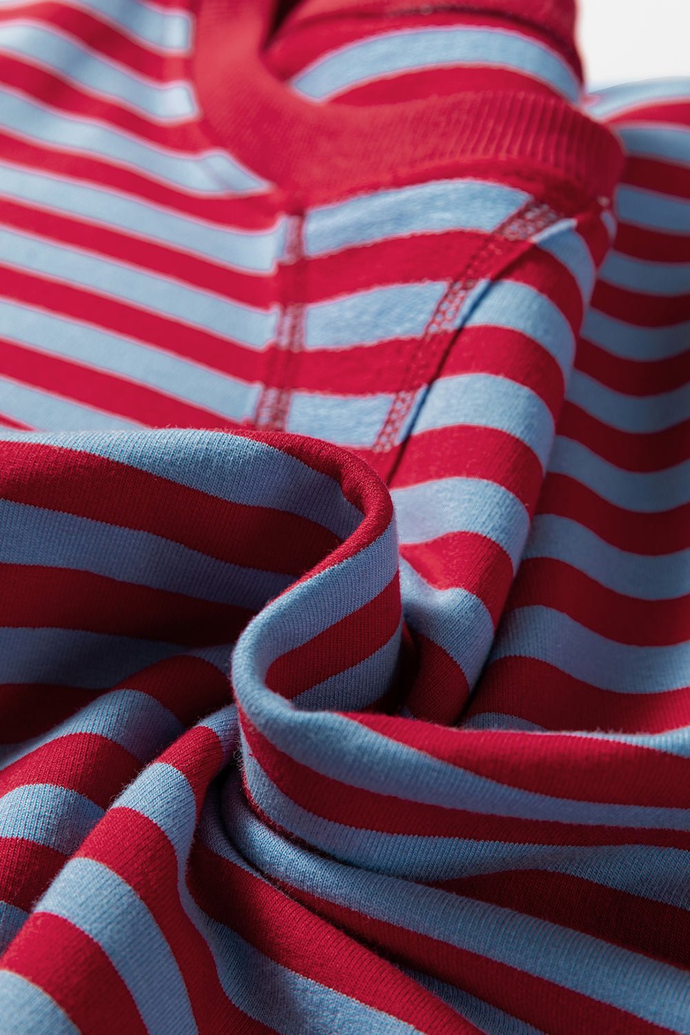 Stripe Reverse Seam Contrast Trim Sweatshirt - Rooted & Reckless Co.