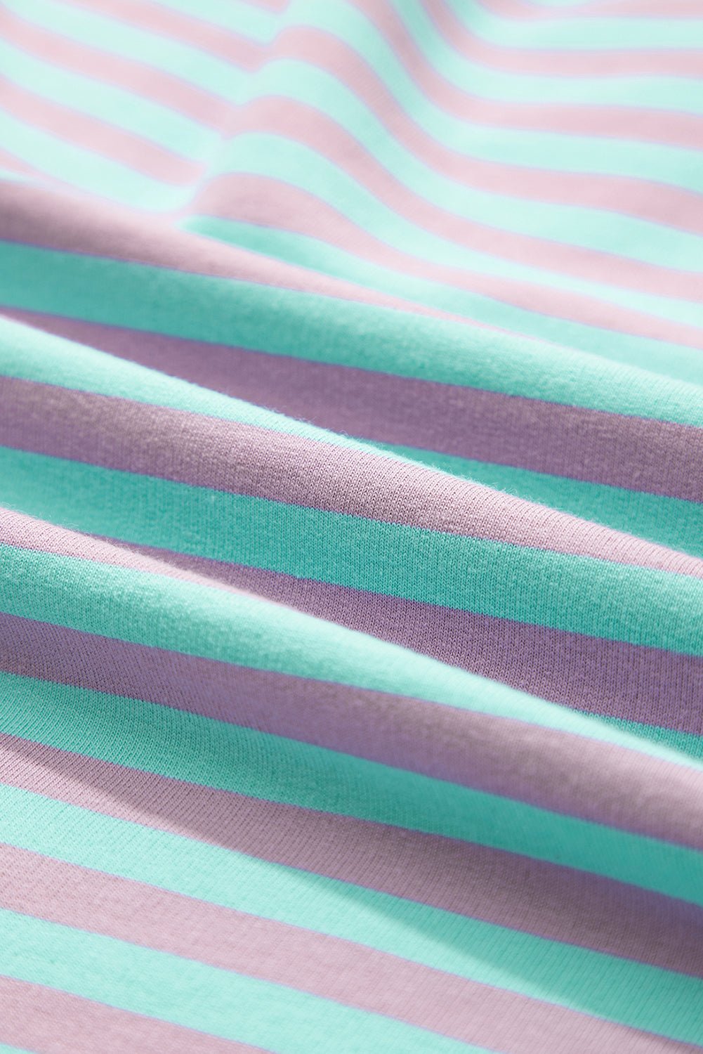 Stripe Reverse Seam Contrast Trim Sweatshirt - Rooted & Reckless Co.