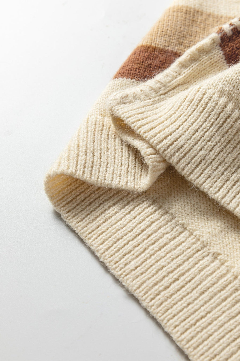 Stripe Reverse Seam Drop Shoulder Baggy Sweater - Rooted & Reckless Co.