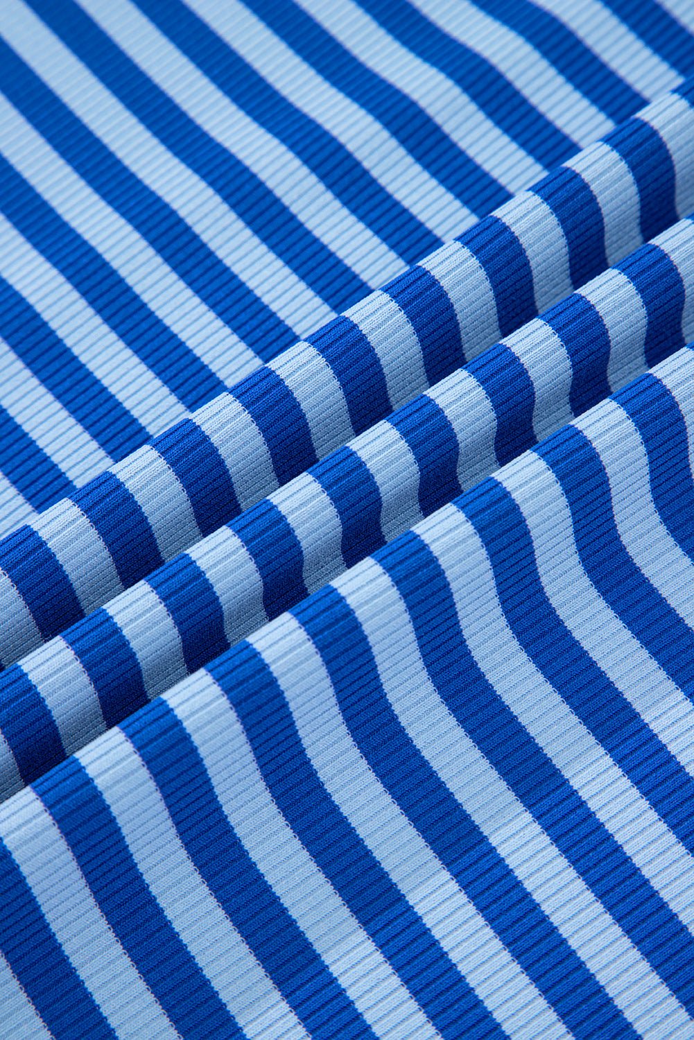 Stripe Ribbed Cap Sleeve Round Neck T-Shirt - Rooted & Reckless Co.