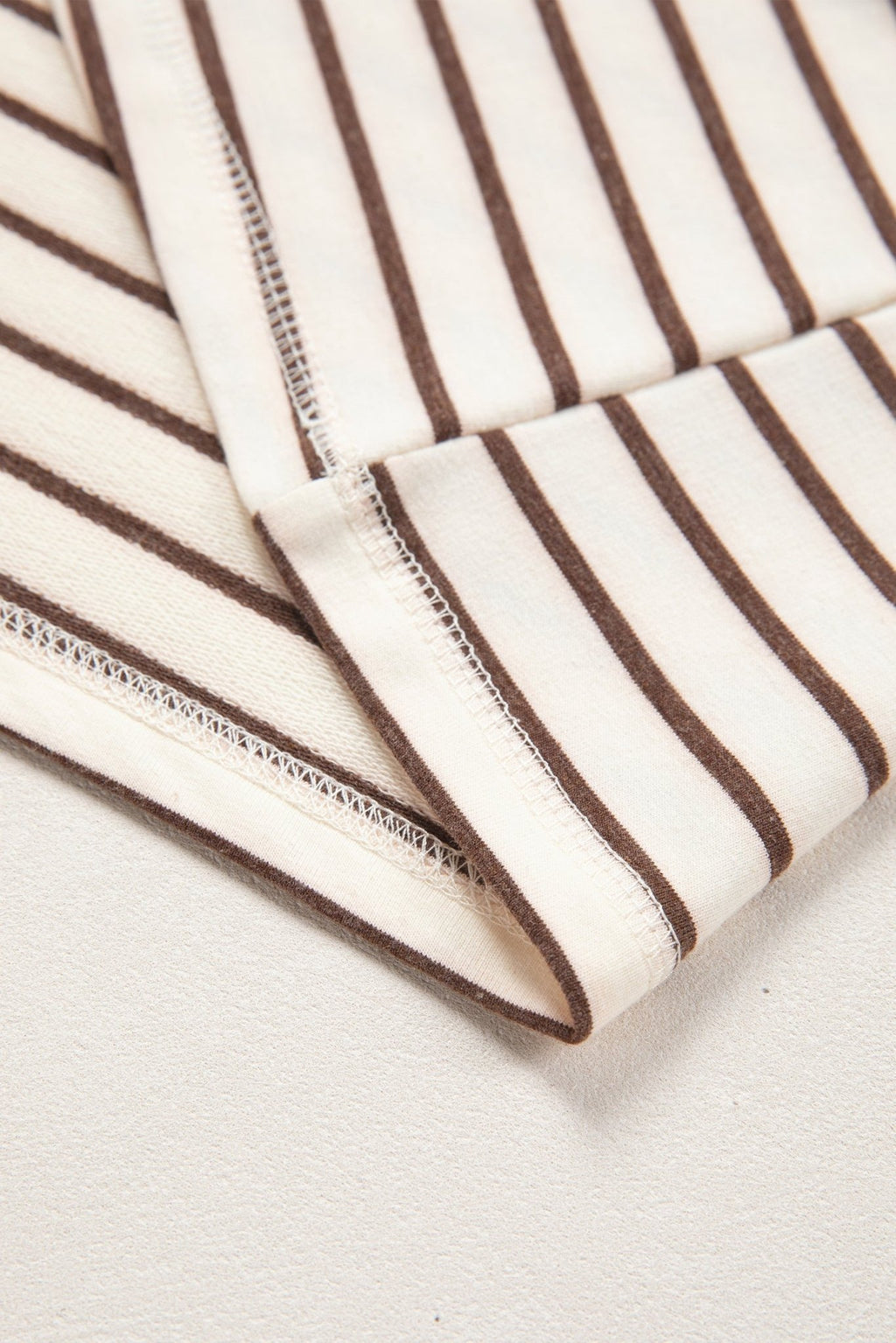 Stripe Ribbed Trim Round Neck Tank Top - Rooted & Reckless Co.