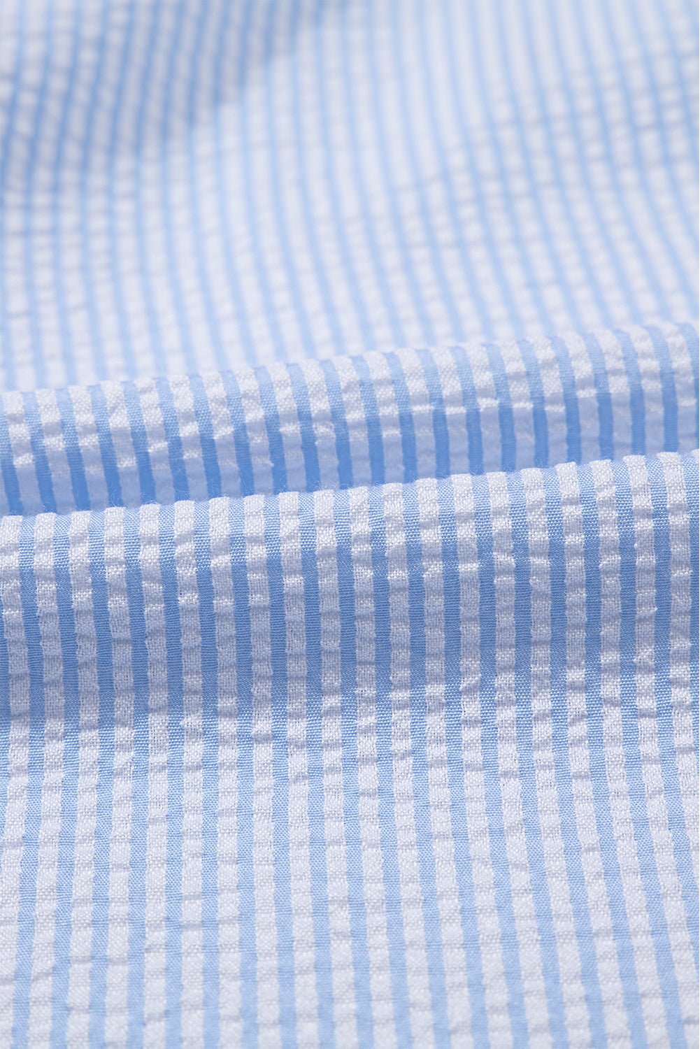 Stripe Ruffle Short Bubble Sleeve Loose Fit Shirt - Rooted & Reckless Co.