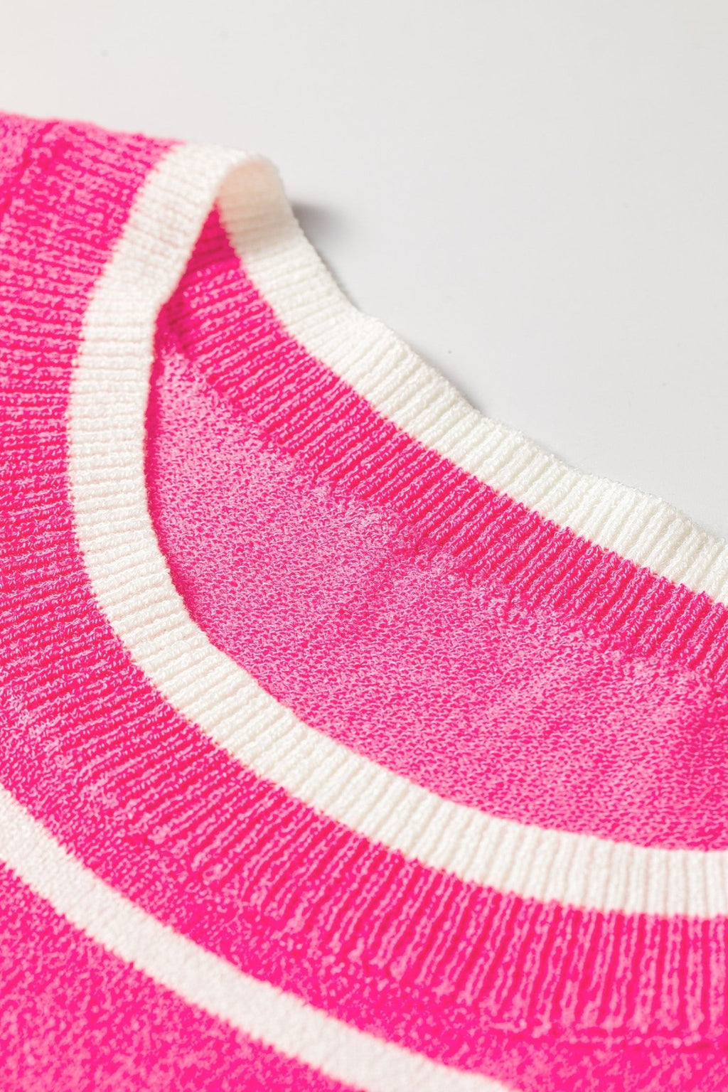 Stripe Ruffle Short Sleeve Knit Sweater - Rooted & Reckless Co.