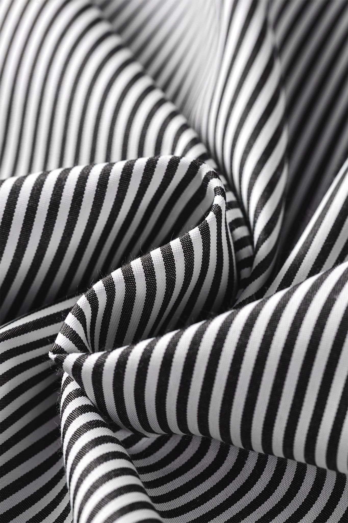 Stripe Ruffle Sleeve Round Neck Blouse - Rooted & Reckless Co.