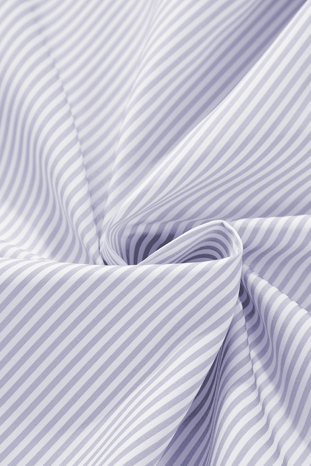 Stripe Shirred Cuff Button-Up Shirt - Rooted & Reckless Co.