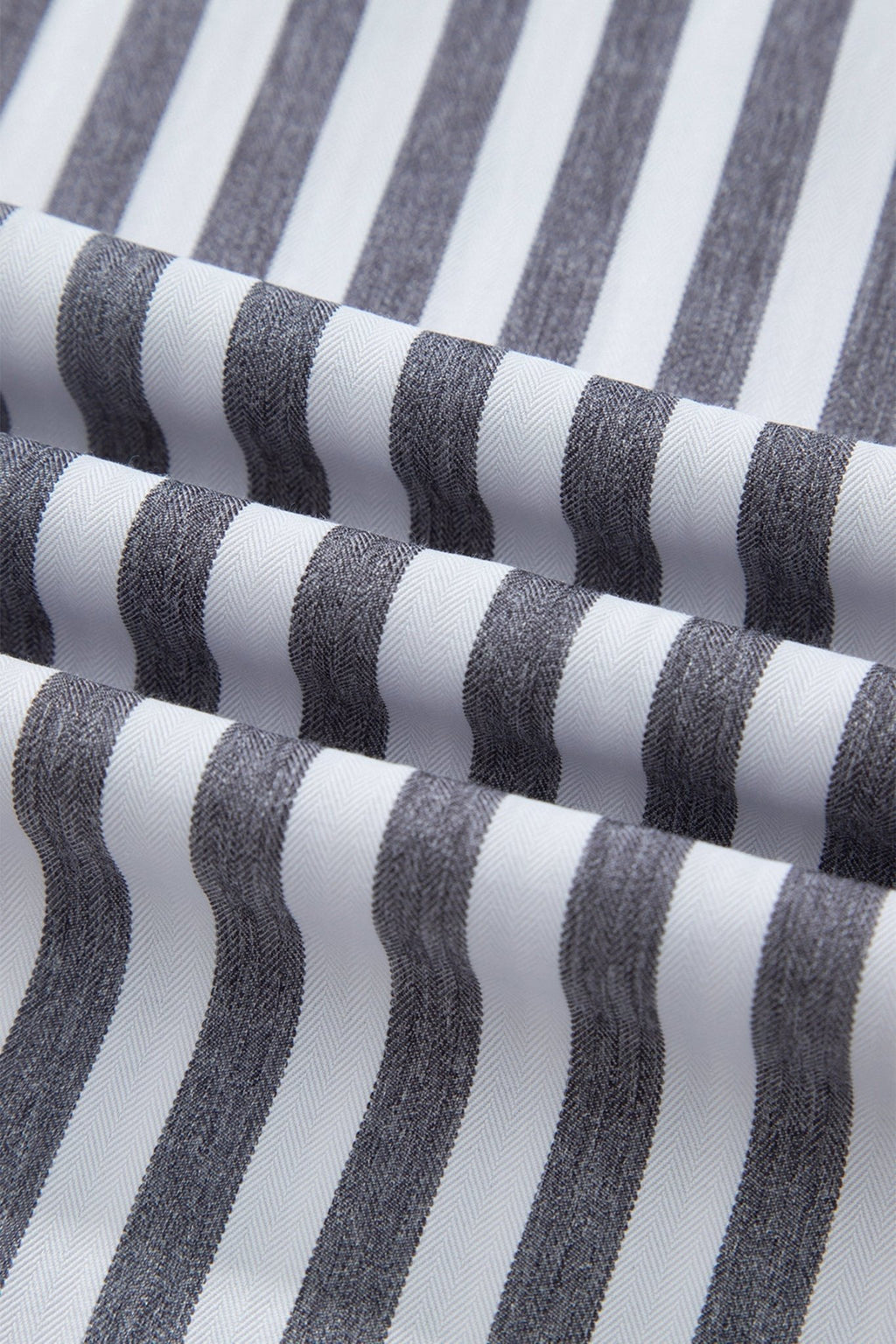 Stripe Shirred High Waist Wide Leg Pants - Rooted & Reckless Co.