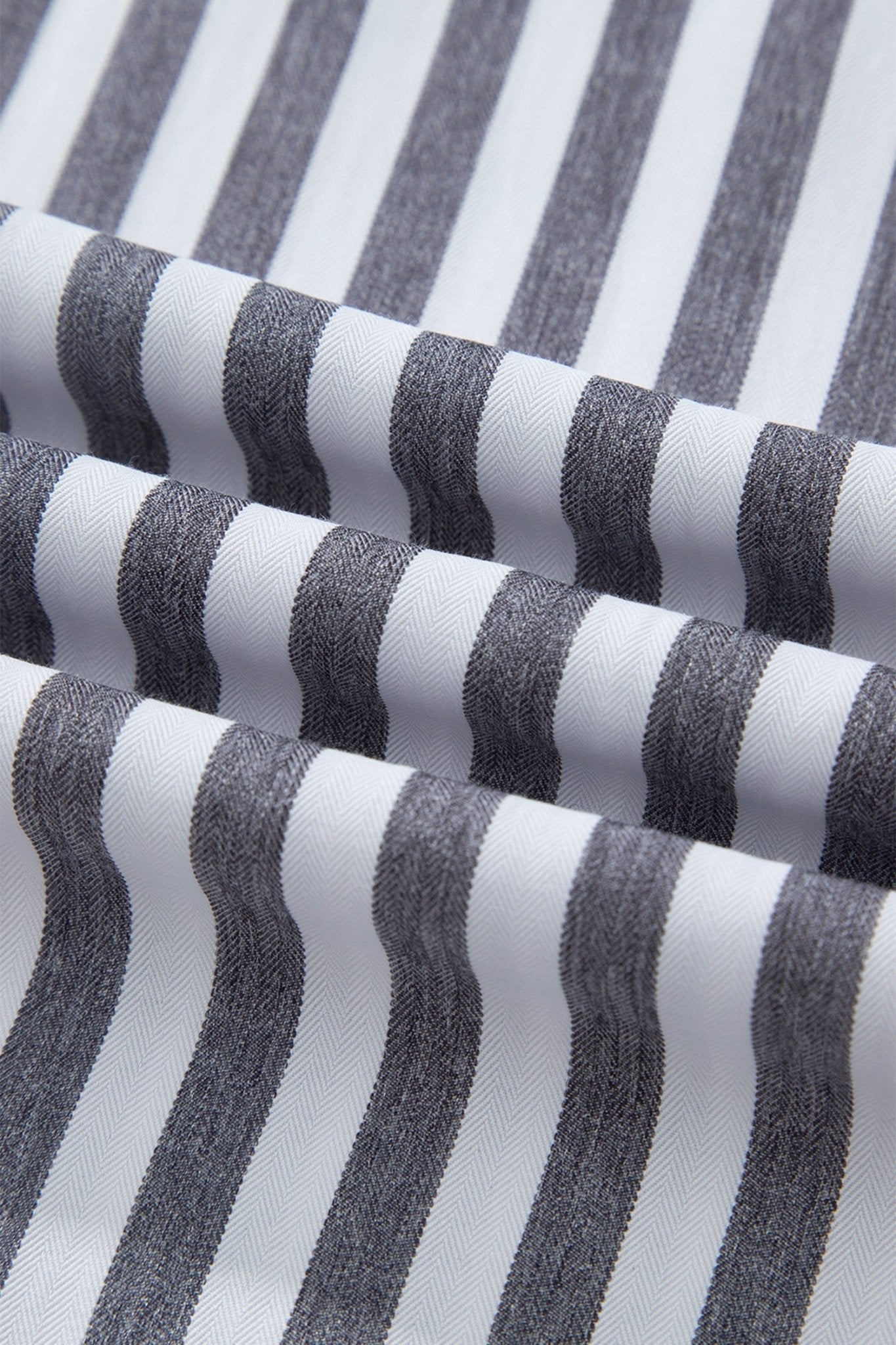 Stripe Shirred High Waist Wide Leg Pants - Rooted & Reckless Co.