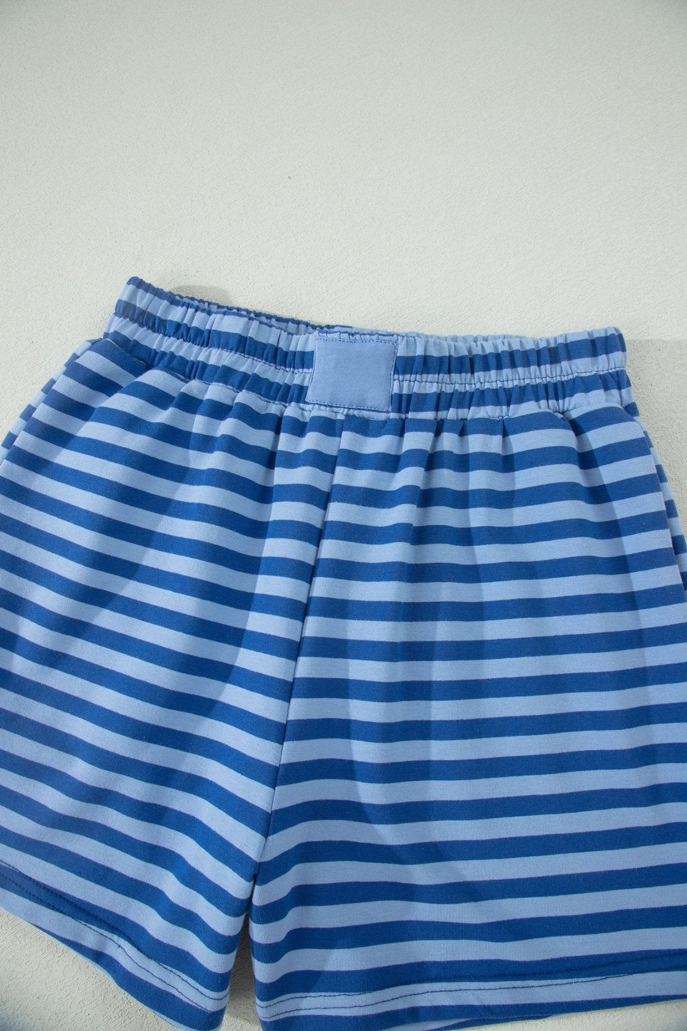 Stripe Short Sleeve Top & High Waist Short Set - Rooted & Reckless Co.