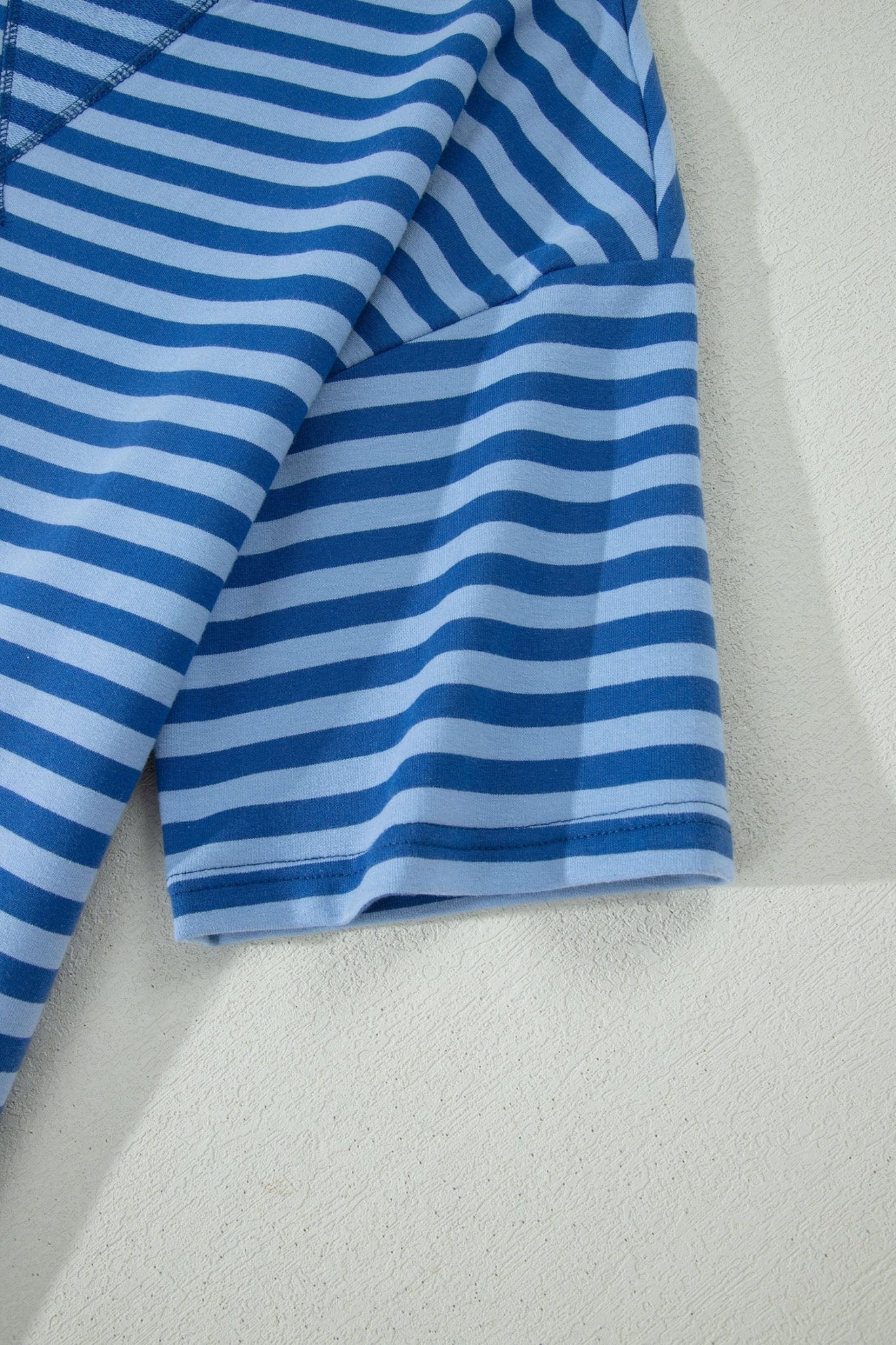 Stripe Short Sleeve Top & High Waist Short Set - Rooted & Reckless Co.