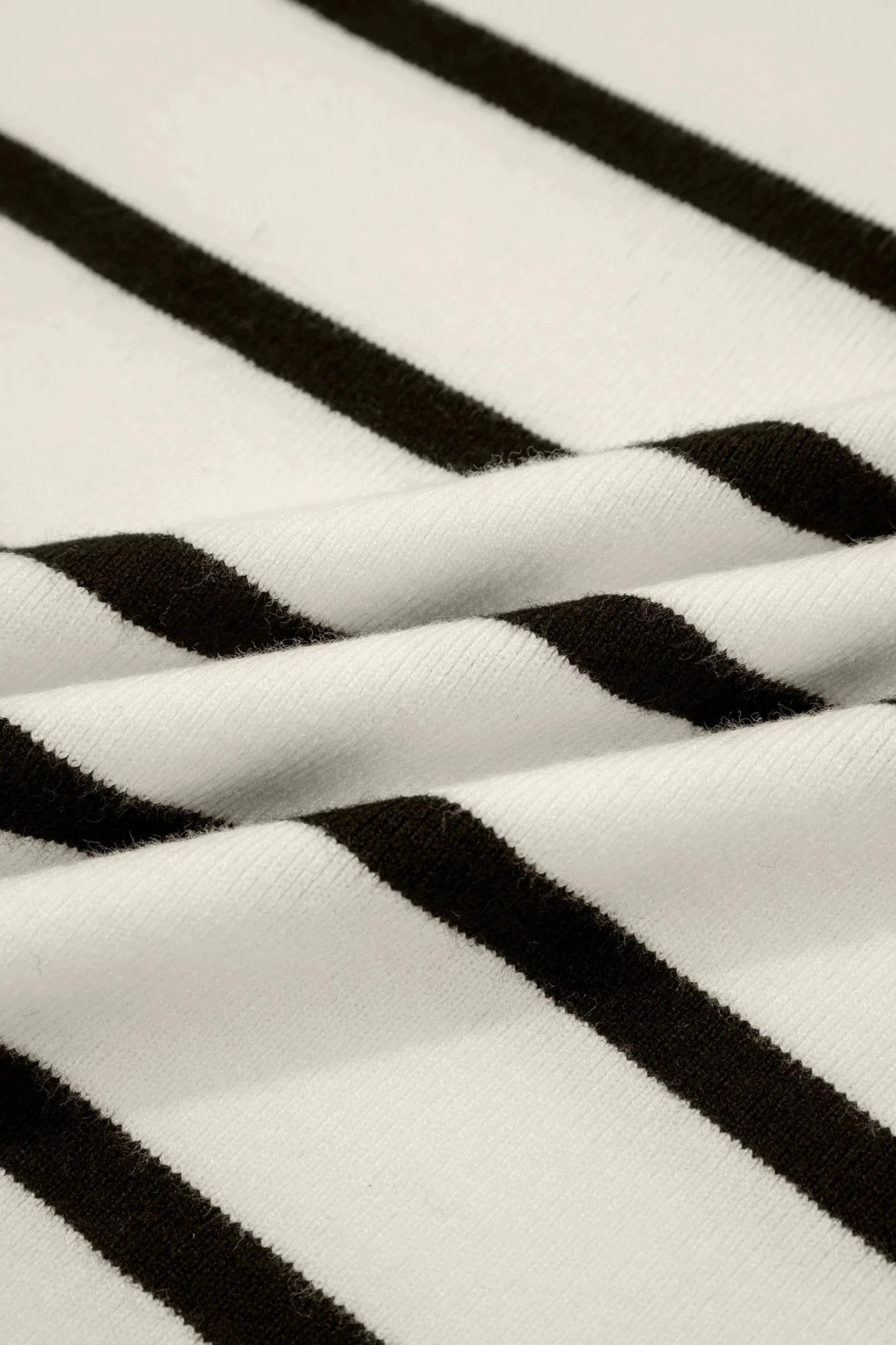 Stripe Side Slit Short Sleeve Sweater Tee - Rooted & Reckless Co.