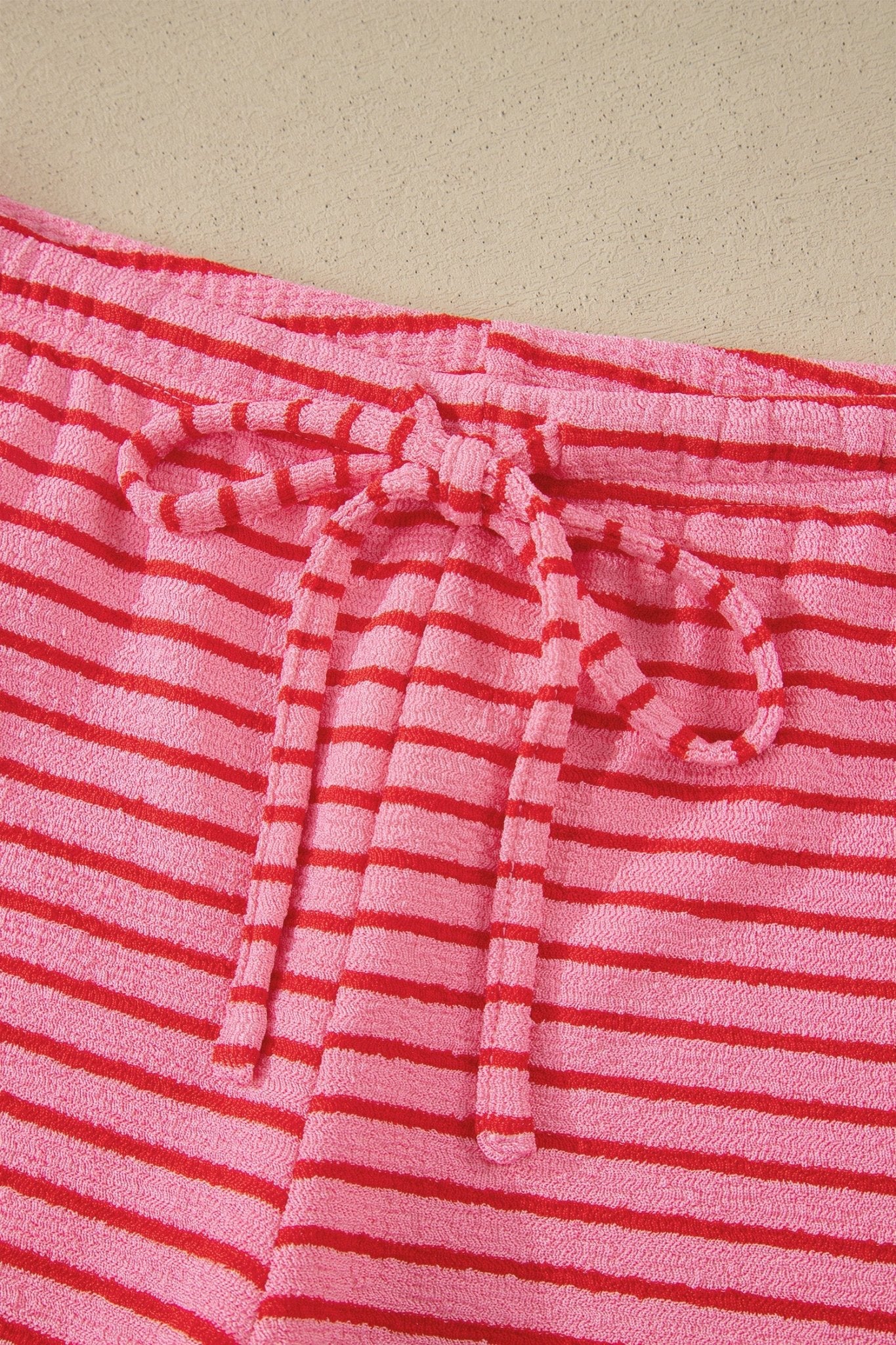 Stripe Side Split Tee & Drawstring Shorts Set - Rooted & Reckless Co.