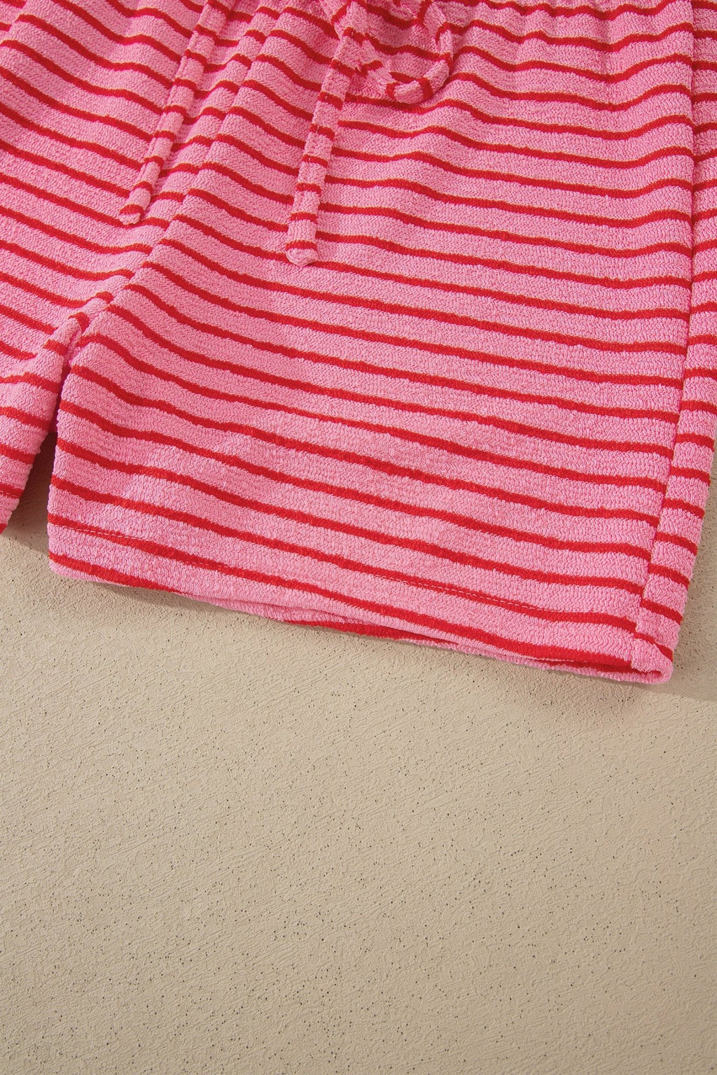 Stripe Side Split Tee & Drawstring Shorts Set - Rooted & Reckless Co.