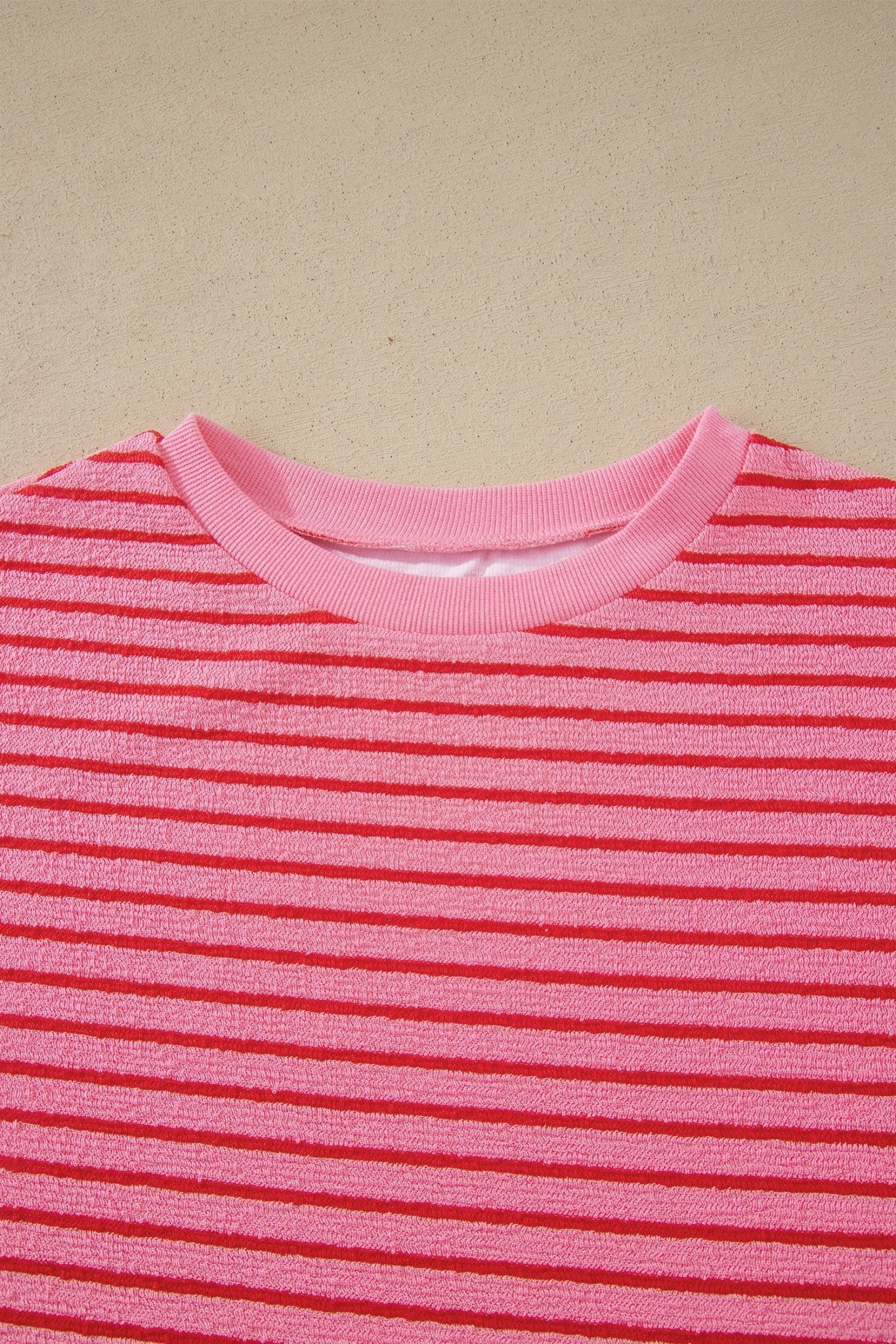 Stripe Side Split Tee & Drawstring Shorts Set - Rooted & Reckless Co.