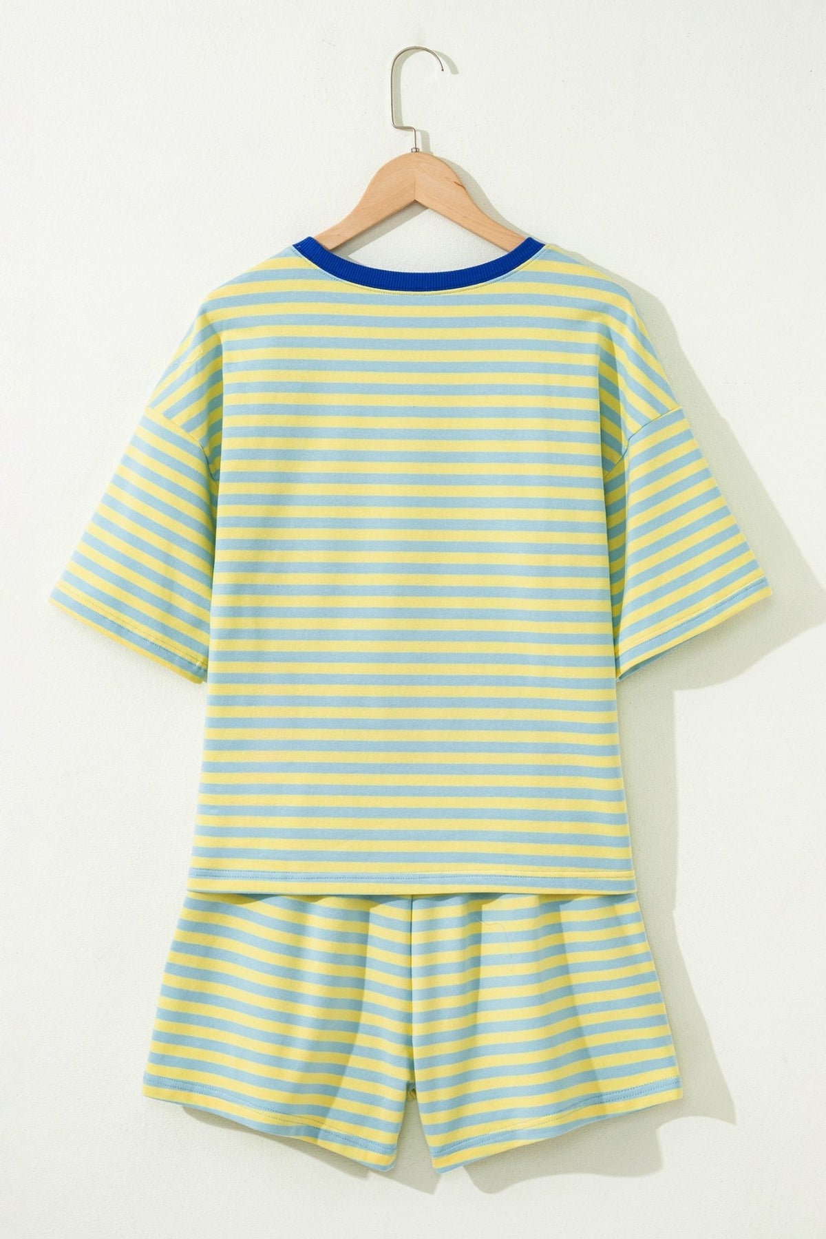 Stripe Terry Knit Top & Shorts Set - Rooted & Reckless Co.