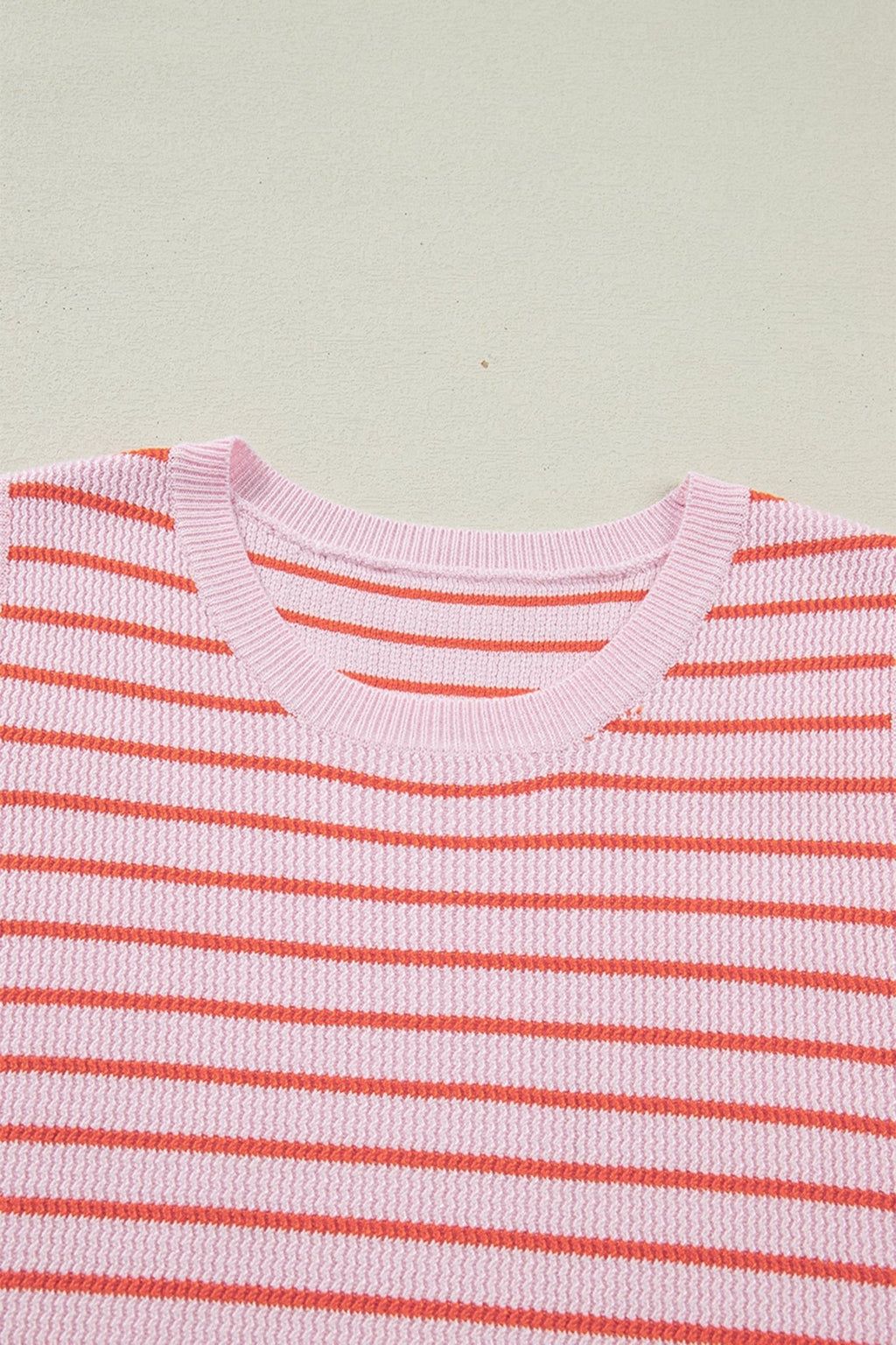 Stripe Textured Knit Sleeveless Sweater Top - Rooted & Reckless Co.
