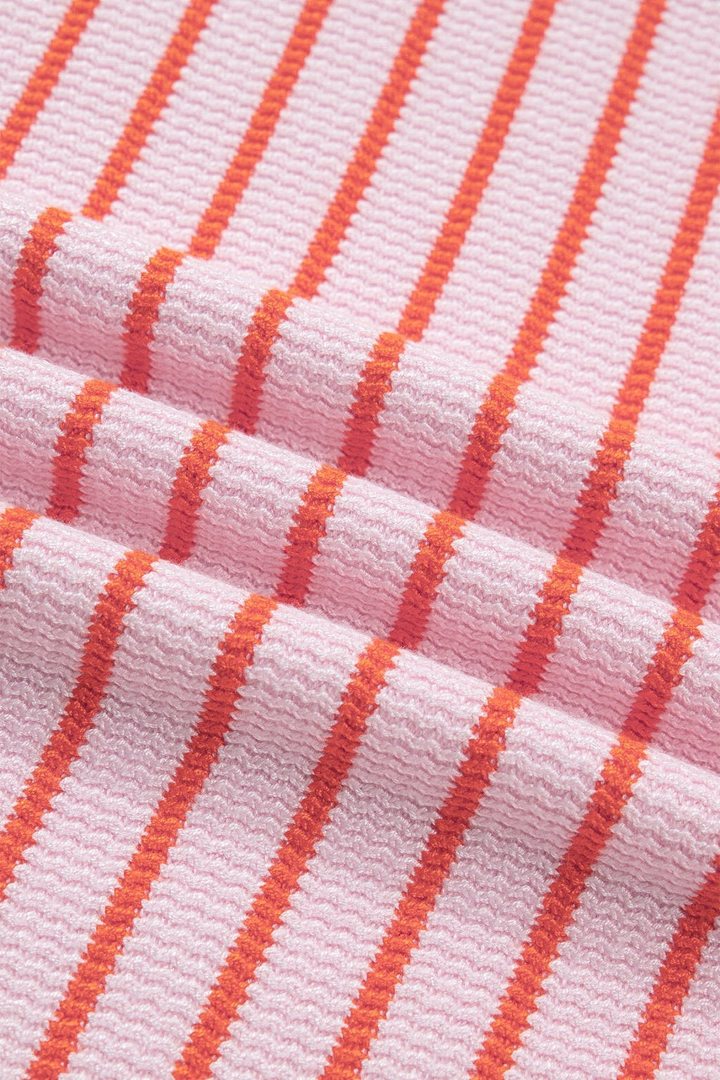 Stripe Textured Knit Sleeveless Sweater Top - Rooted & Reckless Co.