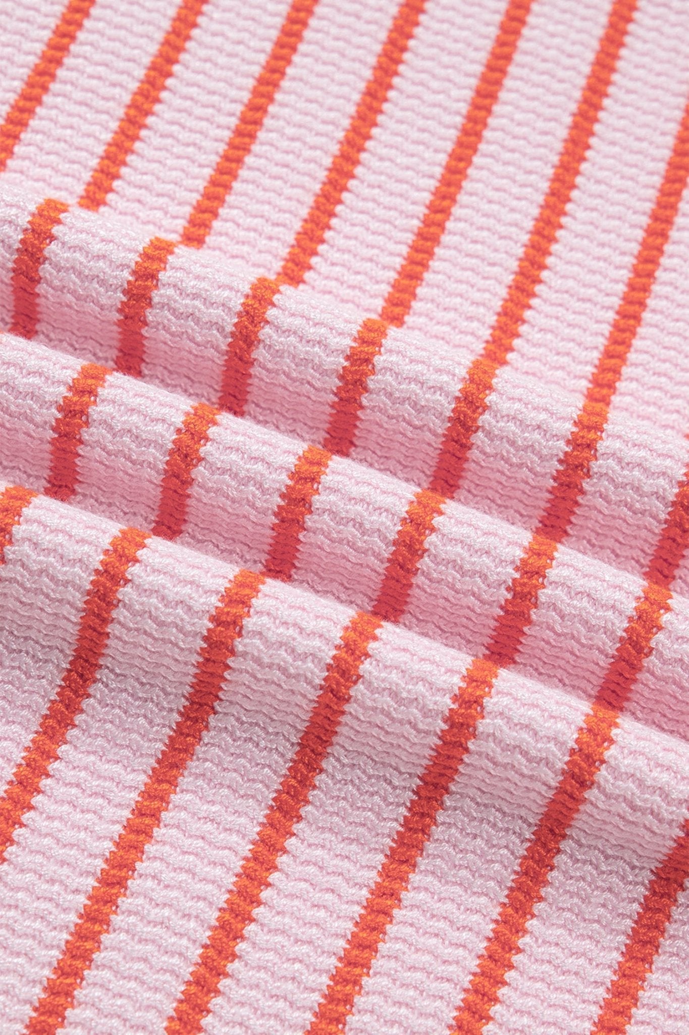 Stripe Textured Knit Sleeveless Sweater Top - Rooted & Reckless Co.
