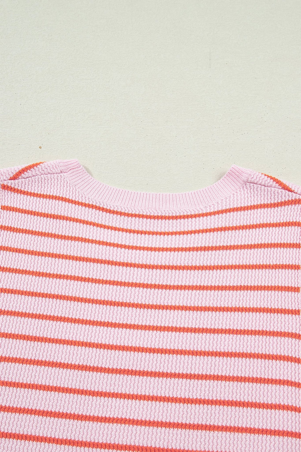 Stripe Textured Knit Sleeveless Sweater Top - Rooted & Reckless Co.