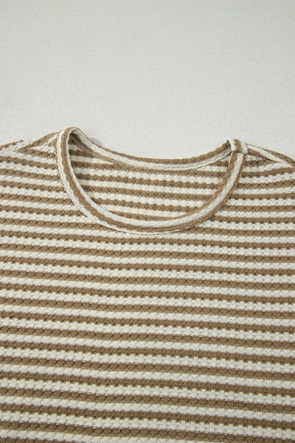 Stripe Textured Knit Top & Shorts Set - Rooted & Reckless Co.