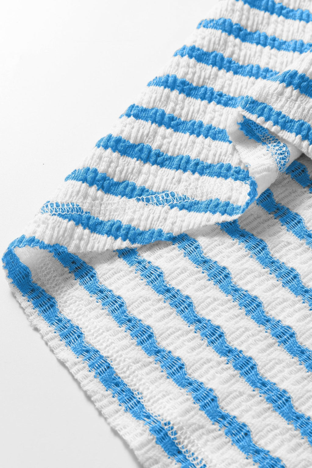 Stripe Textured Patchwork Short Sleeve T-Shirt - Rooted & Reckless Co.