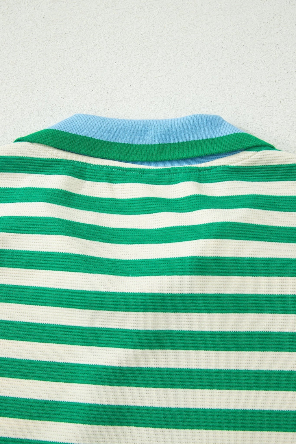 Stripe Textured Zip Collar Top & Skort Set - Rooted & Reckless Co.