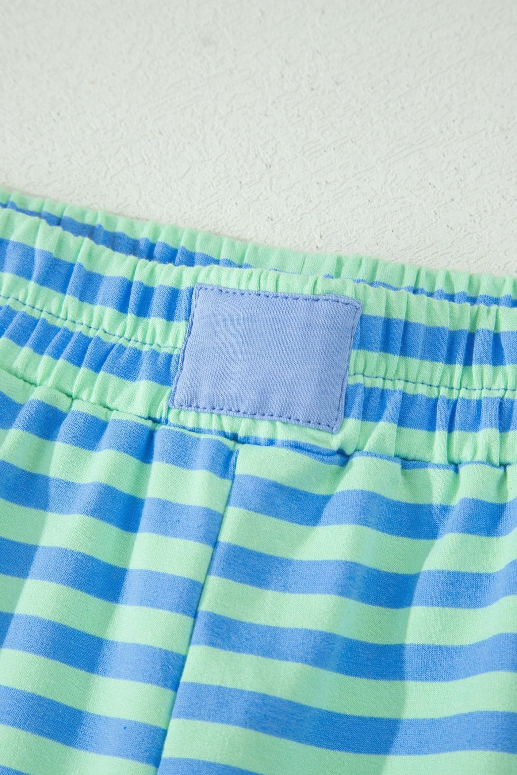 Stripe Top & Elastic Waist Shorts Set - Rooted & Reckless Co.