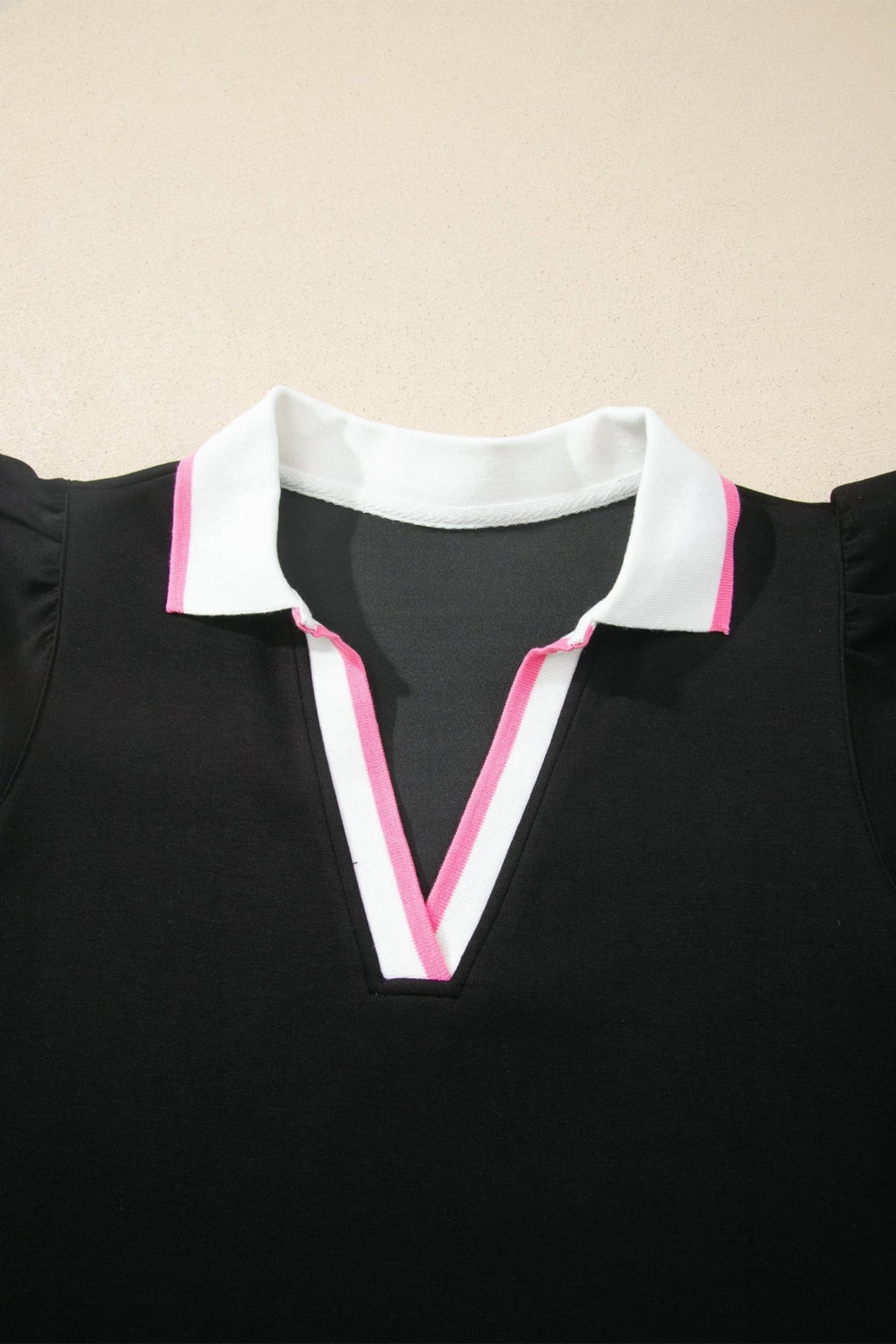 Stripe Trim Polo Tee & Drawstring Skirt Set - Rooted & Reckless Co.