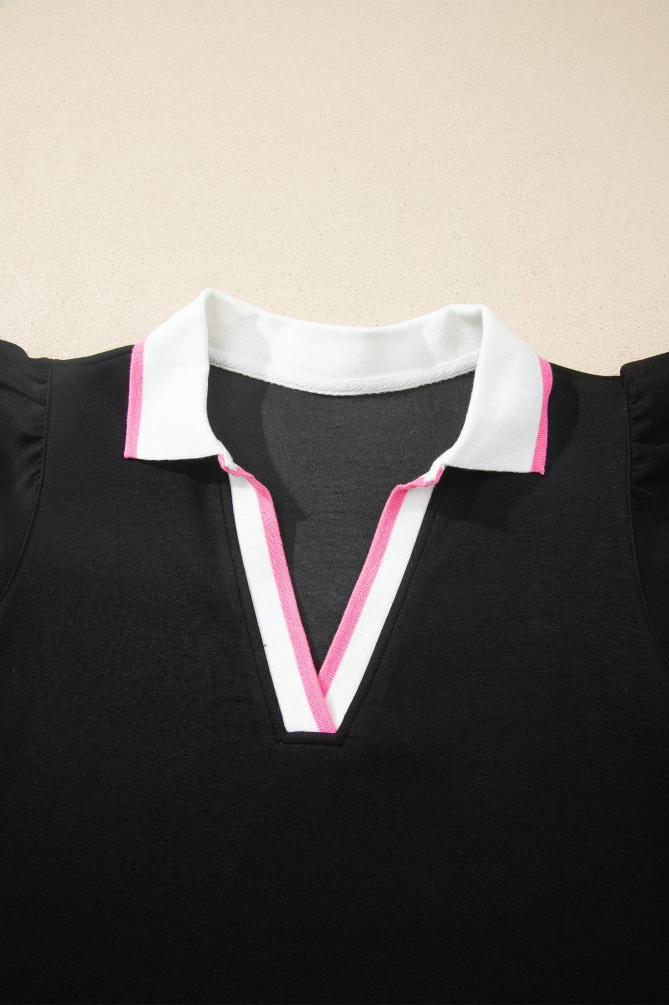 Stripe Trim Polo Tee & Drawstring Skirt Set - Rooted & Reckless Co.