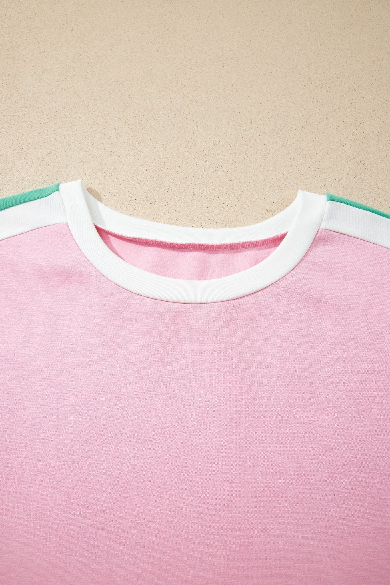Stripe Trim T-Shirt & Drawstring Shorts Set - Rooted & Reckless Co.