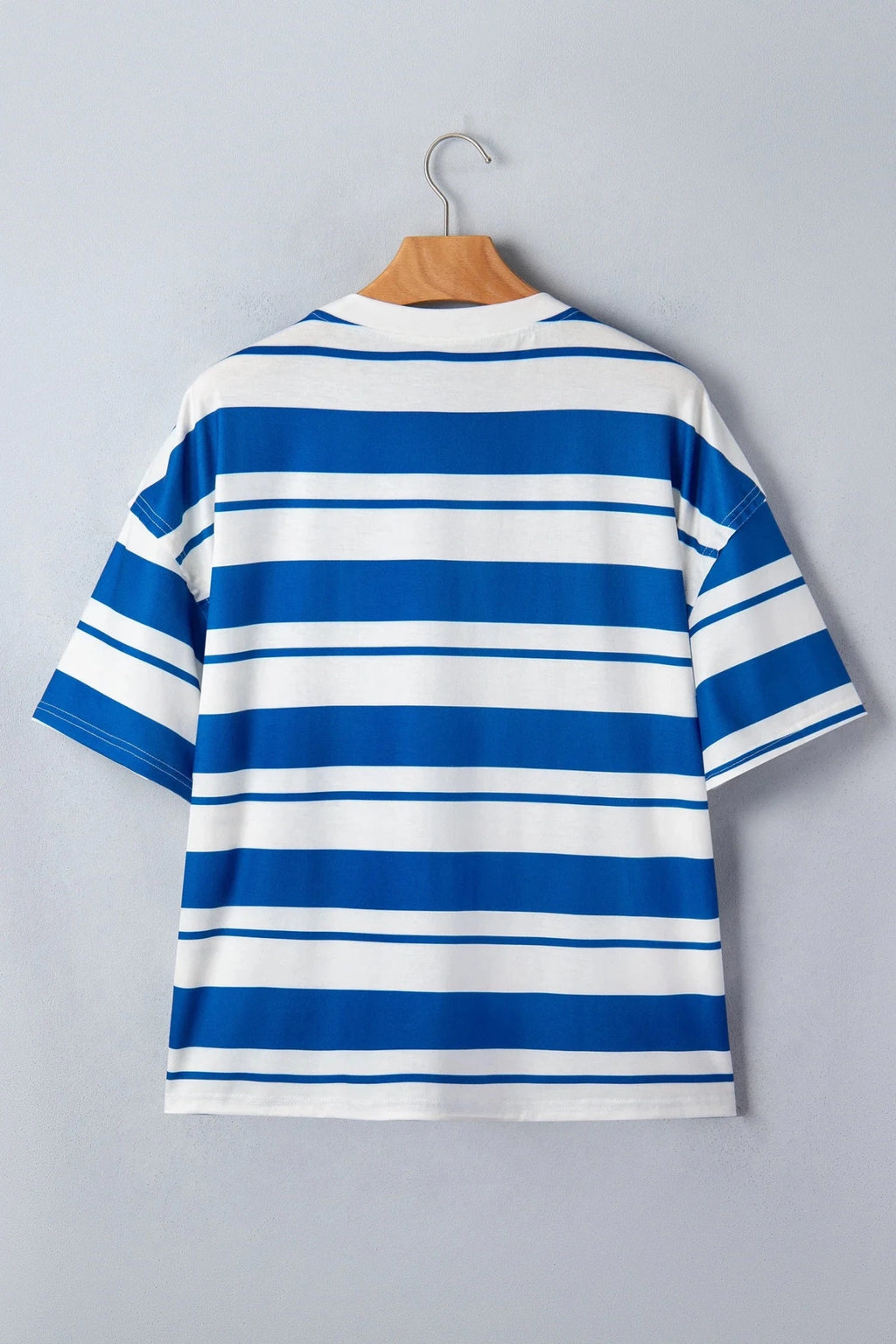 Stripe USA Graphic Drop Shoulder Short Sleeve T-Shirt - Rooted & Reckless Co.