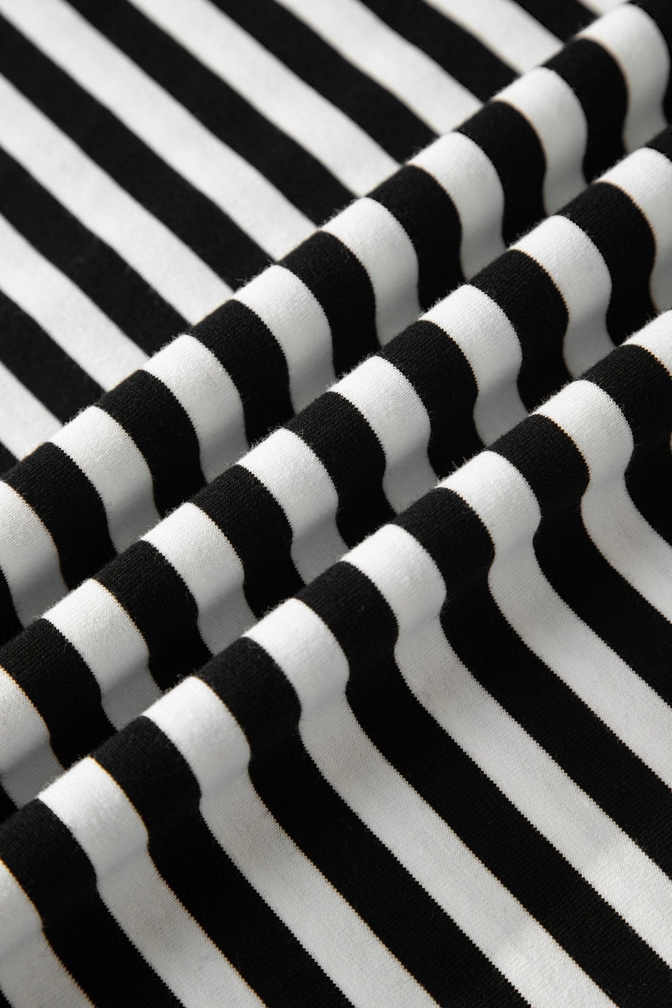 Stripe V-Neck Lace Trim Short Sleeve Tee - Rooted & Reckless Co.