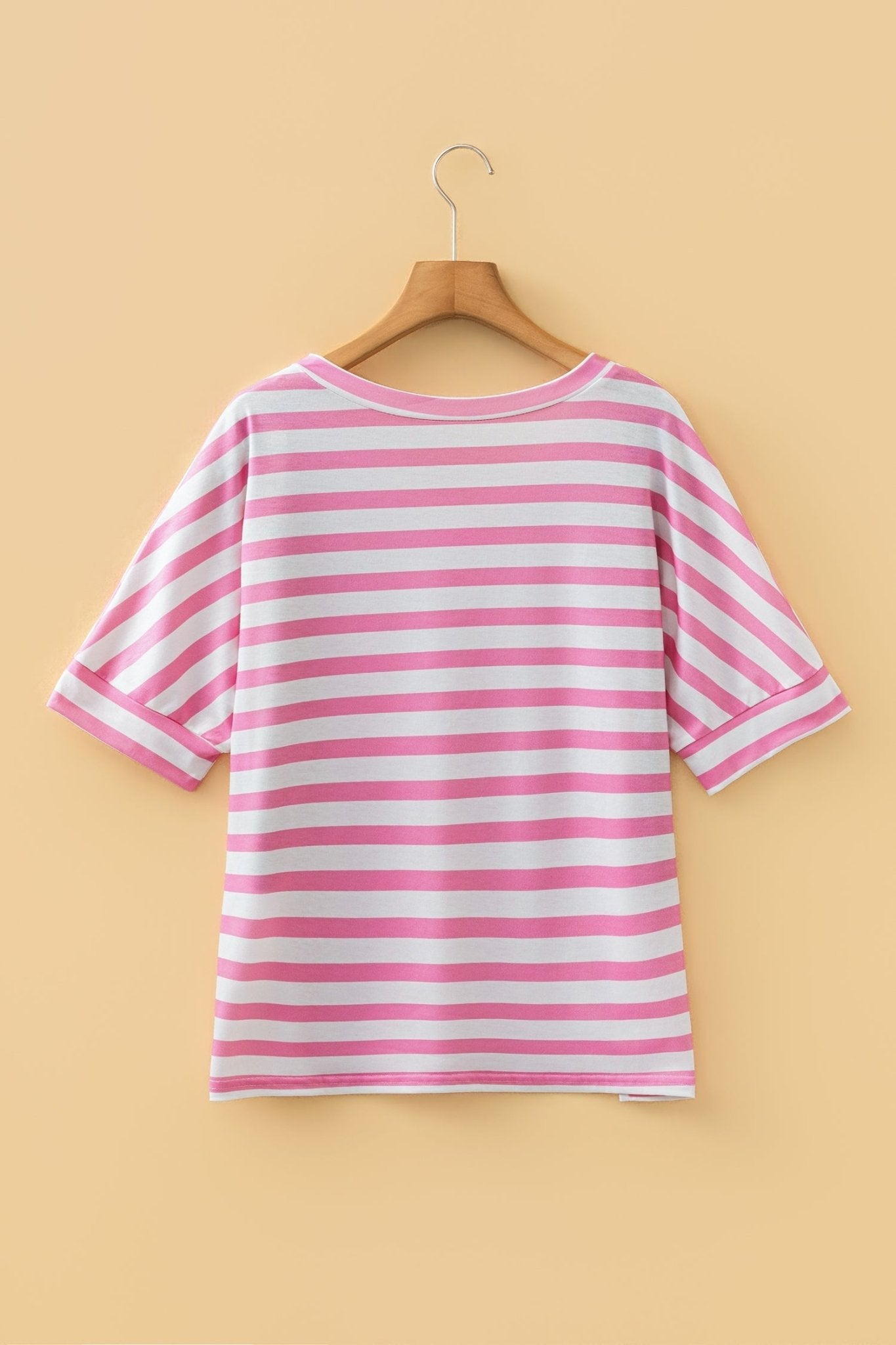 Stripe V-Neck Patch Pocket T-Shirt - Rooted & Reckless Co.