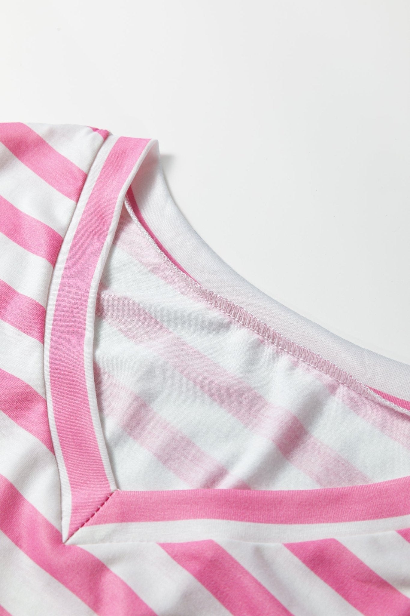 Stripe V-Neck Patch Pocket T-Shirt - Rooted & Reckless Co.