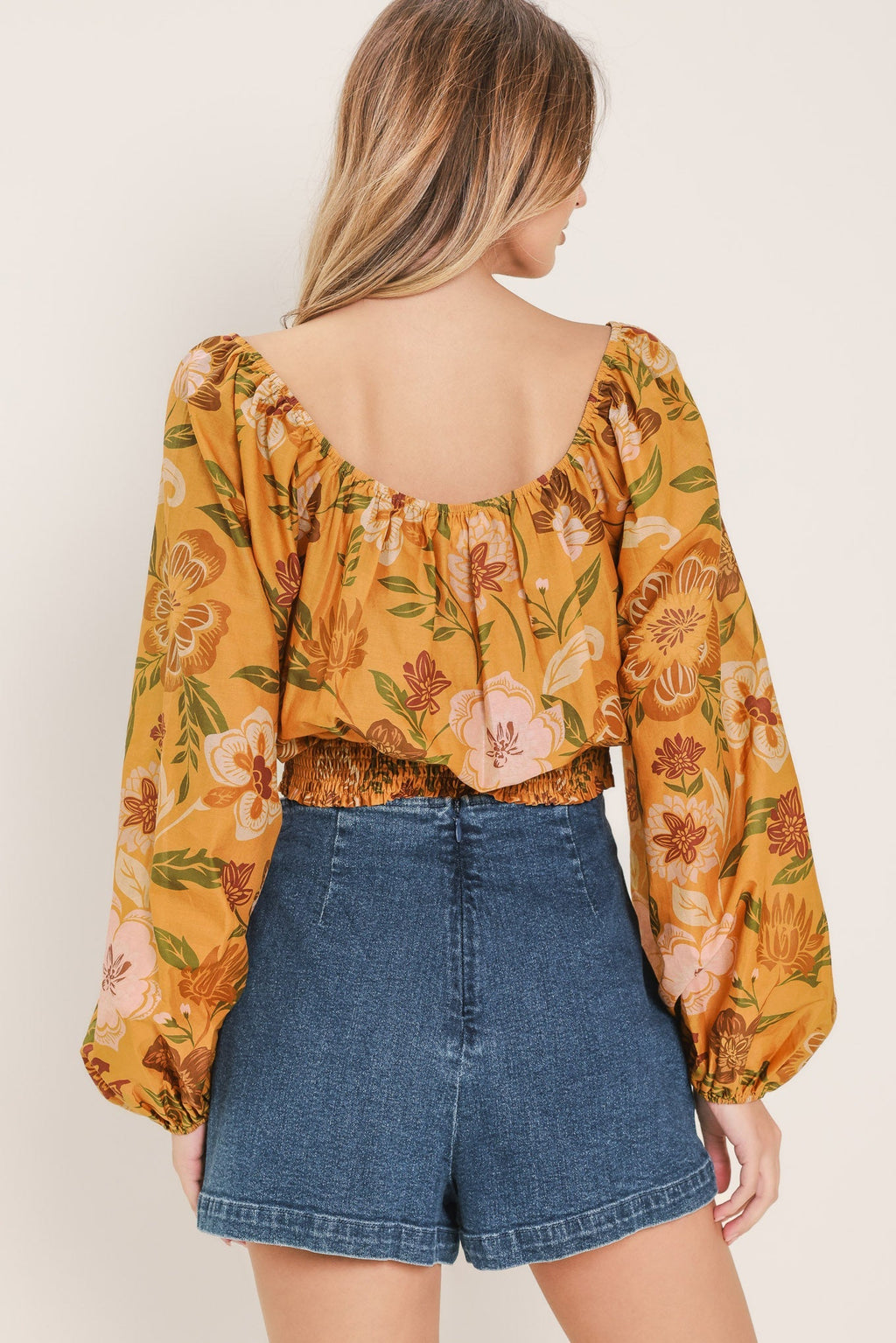 SUNSET GARDEN WOVEN TOP - Rooted & Reckless Co.