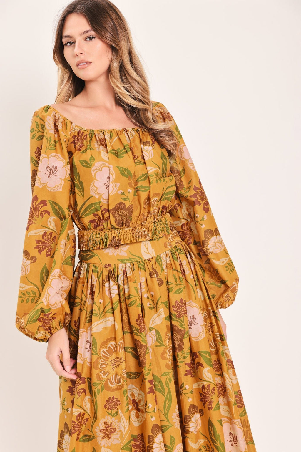 SUNSET GARDEN WOVEN TOP - Rooted & Reckless Co.