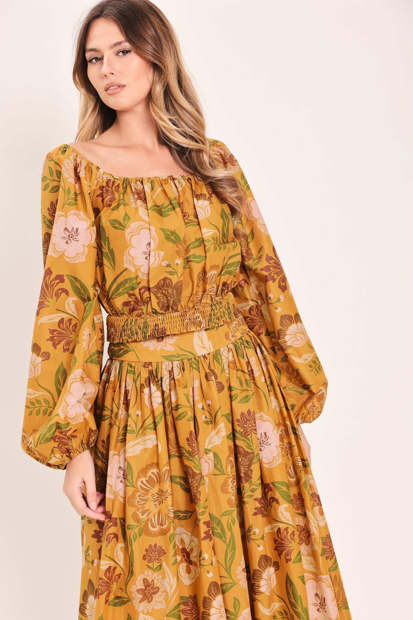 SUNSET GARDEN WOVEN TOP - Rooted & Reckless Co.