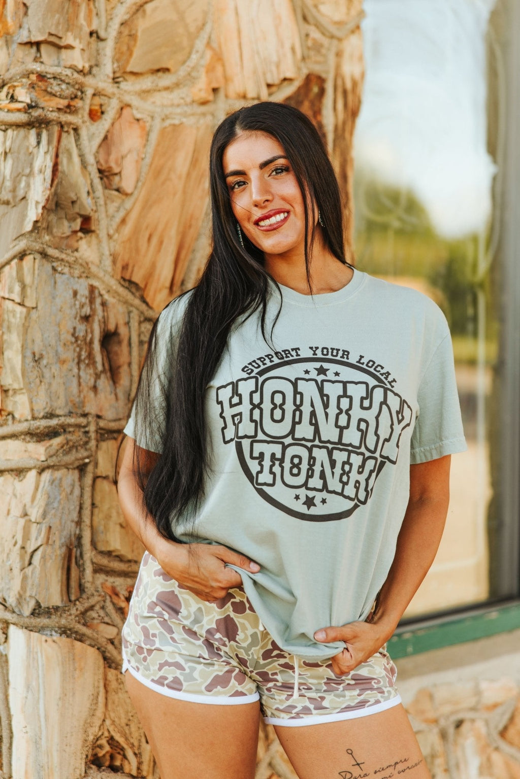 Support Local Honky Tonk Graphic Tee - Rooted & Reckless Co.