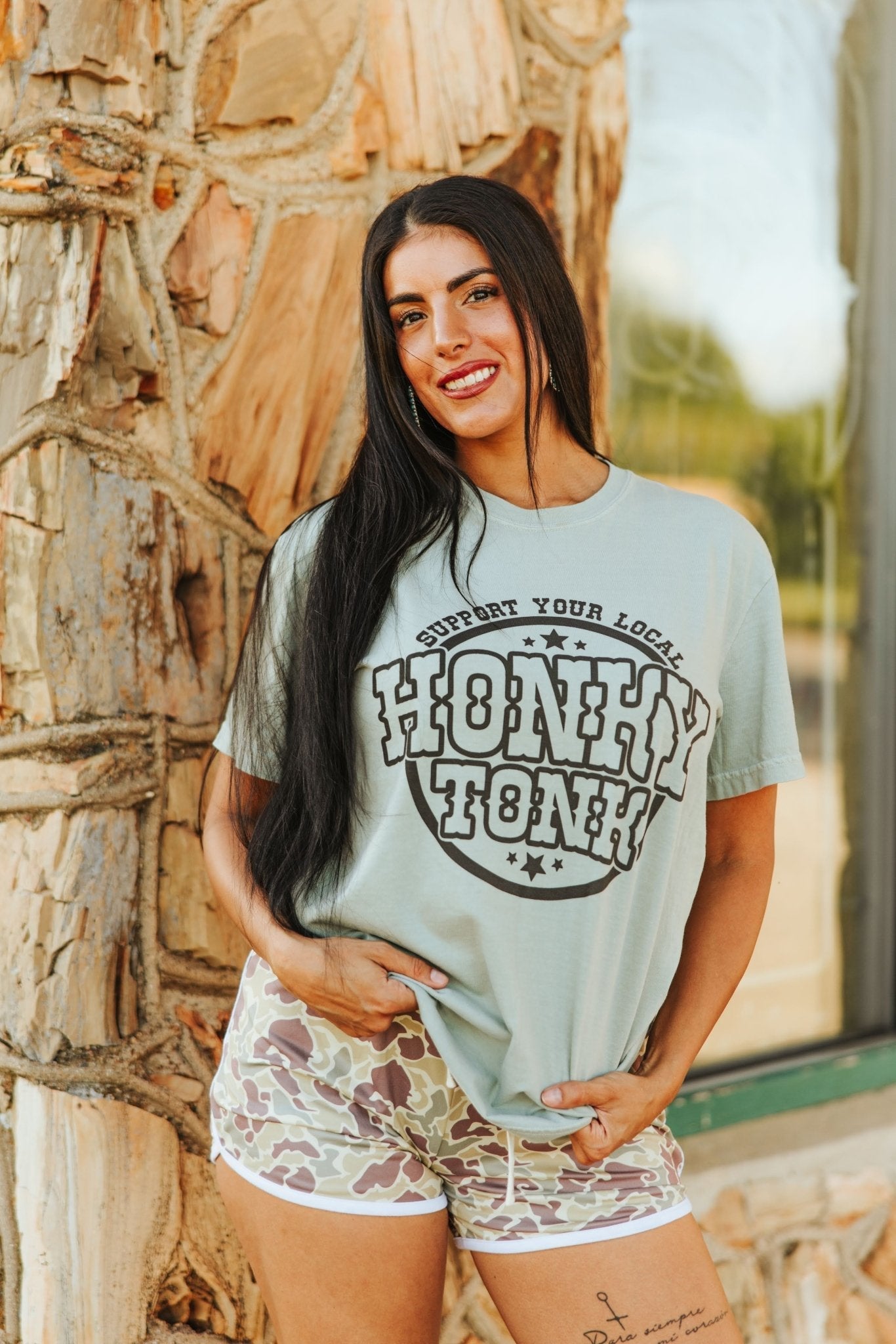Support Local Honky Tonk Graphic Tee - Rooted & Reckless Co.