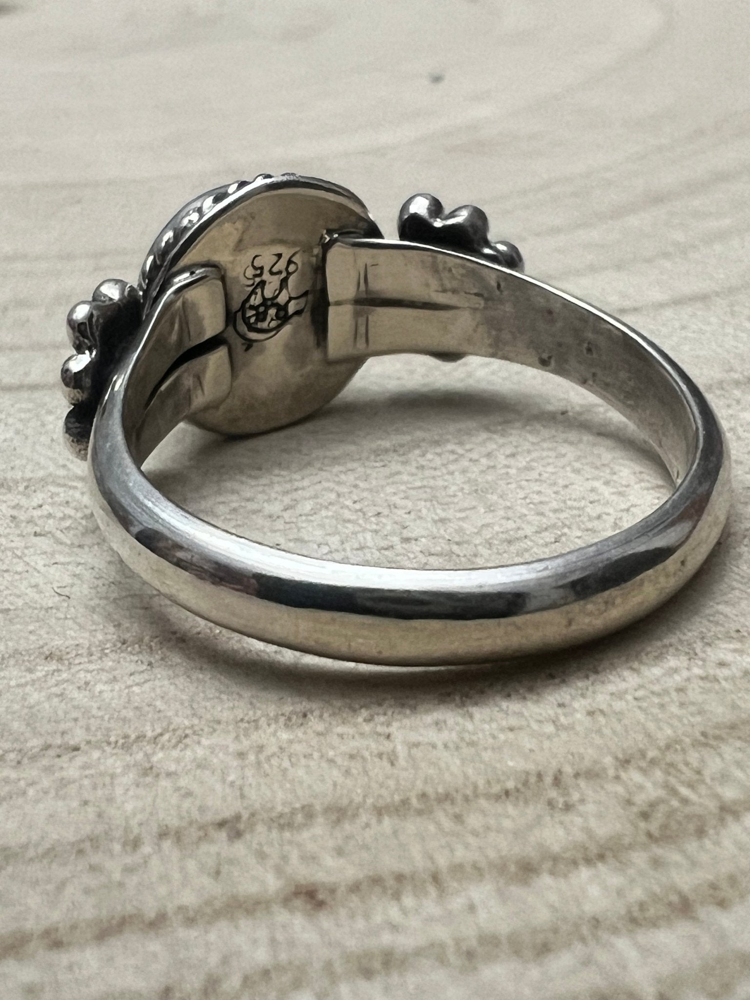 Suzanna Johnson Navajo Kingman Turquoise Sterling Silver Ring - Rooted & Reckless Co.