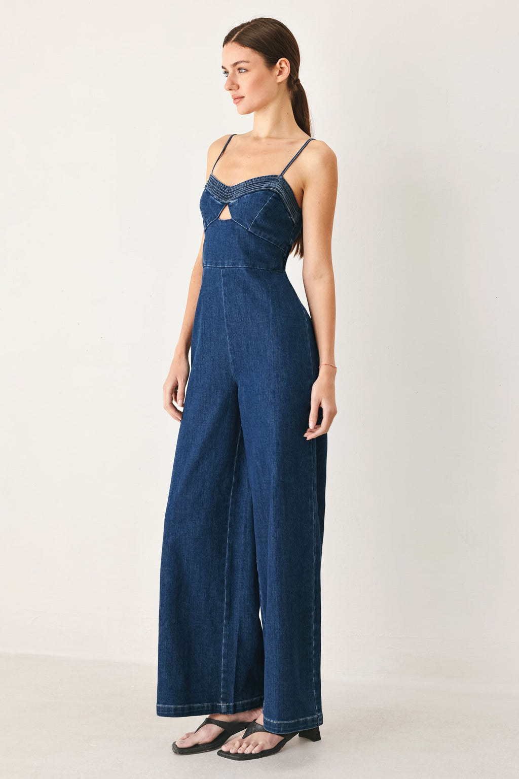SWEET CHARM DENIM JUMPSUIT - Rooted & Reckless Co.