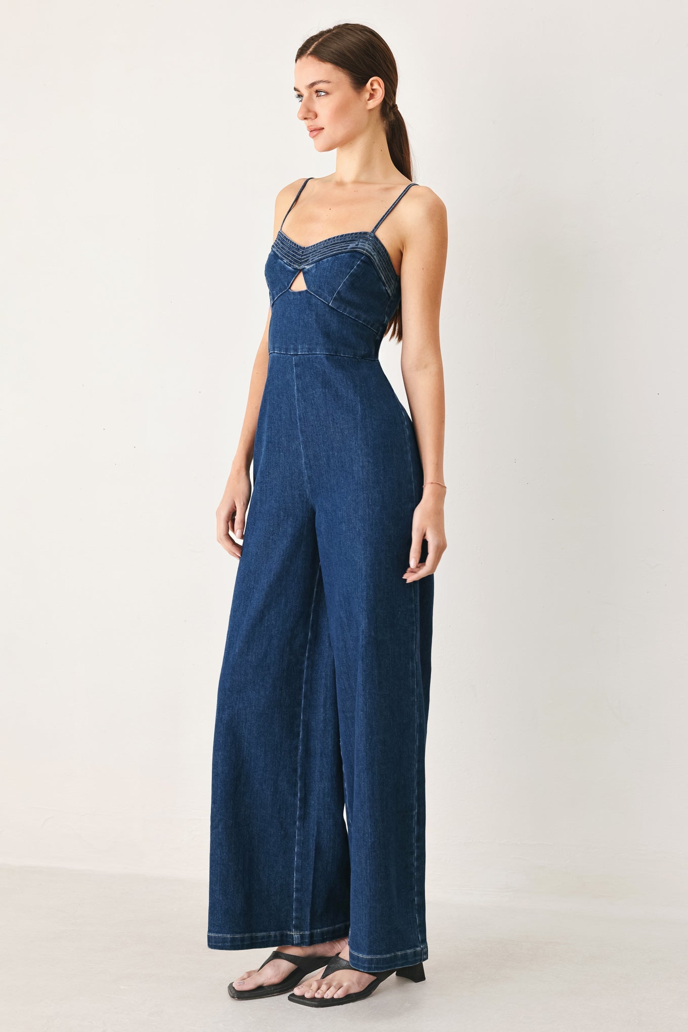 SWEET CHARM DENIM JUMPSUIT - Rooted & Reckless Co.