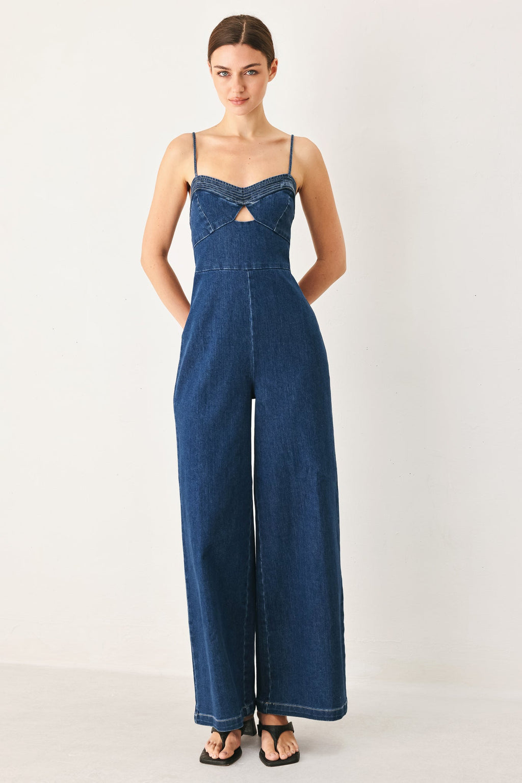 SWEET CHARM DENIM JUMPSUIT - Rooted & Reckless Co.