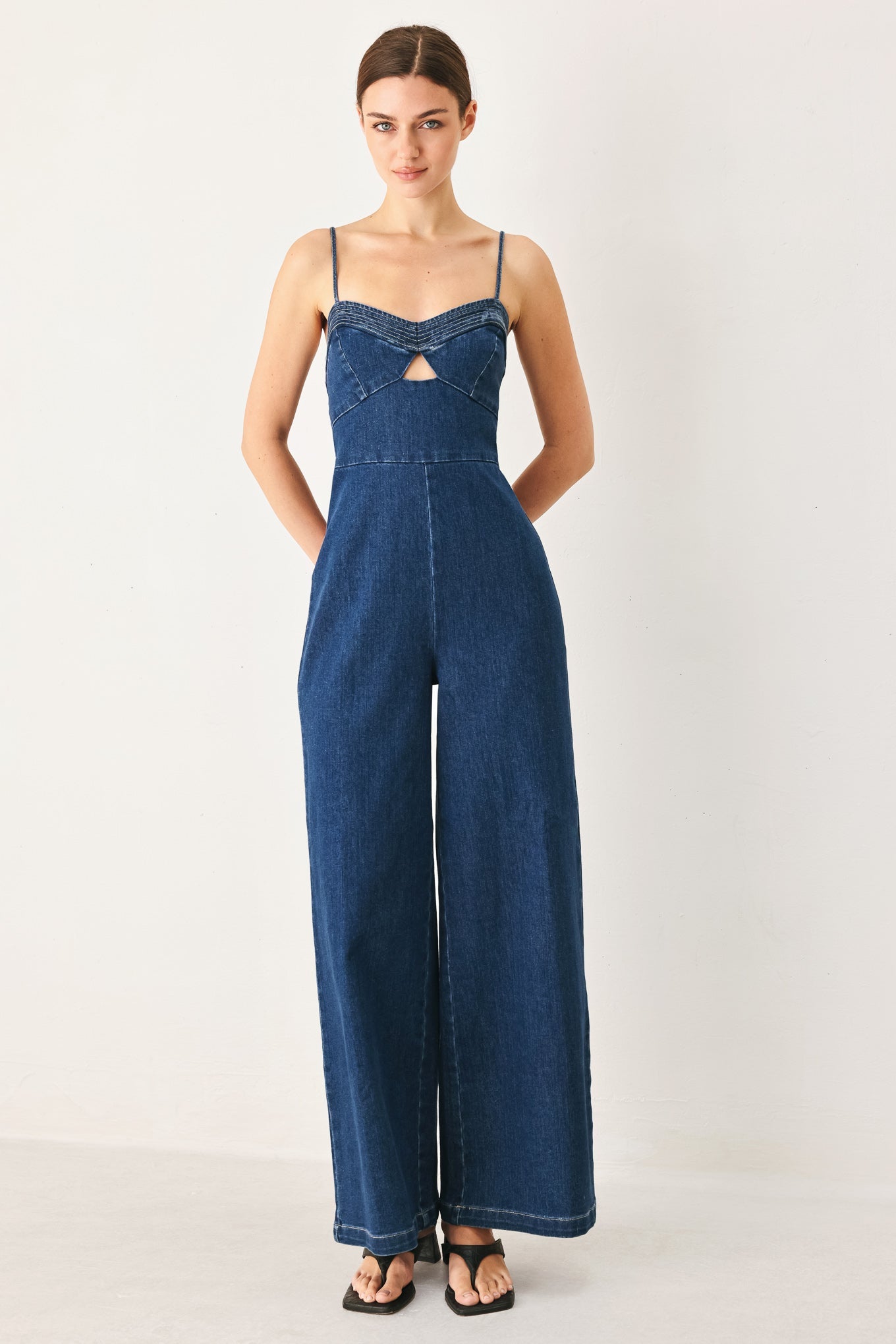 SWEET CHARM DENIM JUMPSUIT - Rooted & Reckless Co.