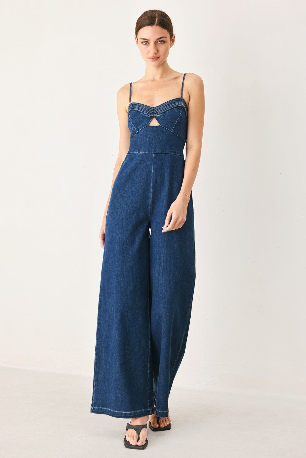 SWEET CHARM DENIM JUMPSUIT - Rooted & Reckless Co.