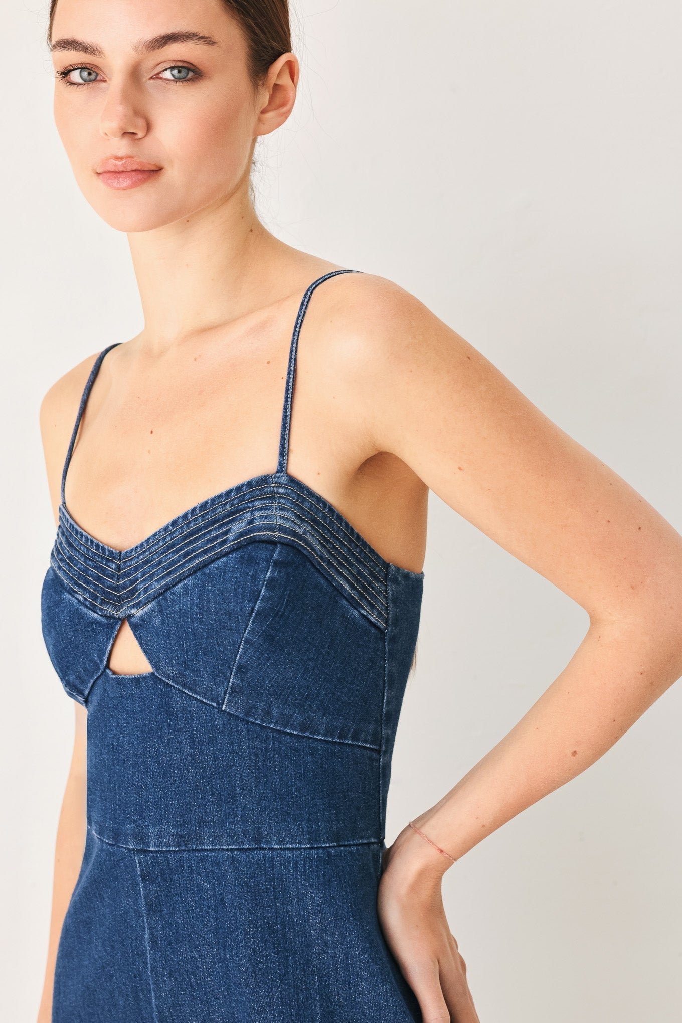 SWEET CHARM DENIM JUMPSUIT - Rooted & Reckless Co.
