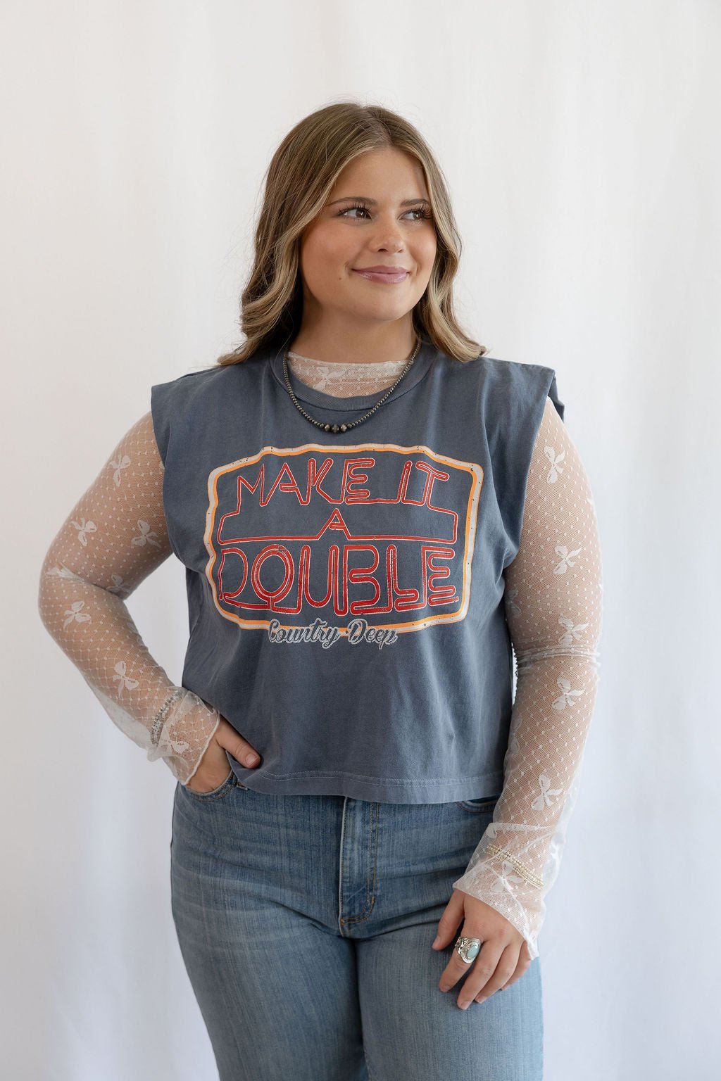 Sweet Generis Mesh Bow High Neck Long Sleeve Fitted Top — Dot Mesh with Small Bow Detail (Black & Off White) - Rooted & Reckless Co.