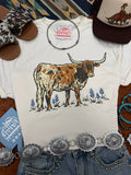 Texas Longhorn Bluebonnet Graphic Tee - Rooted & Reckless Co.
