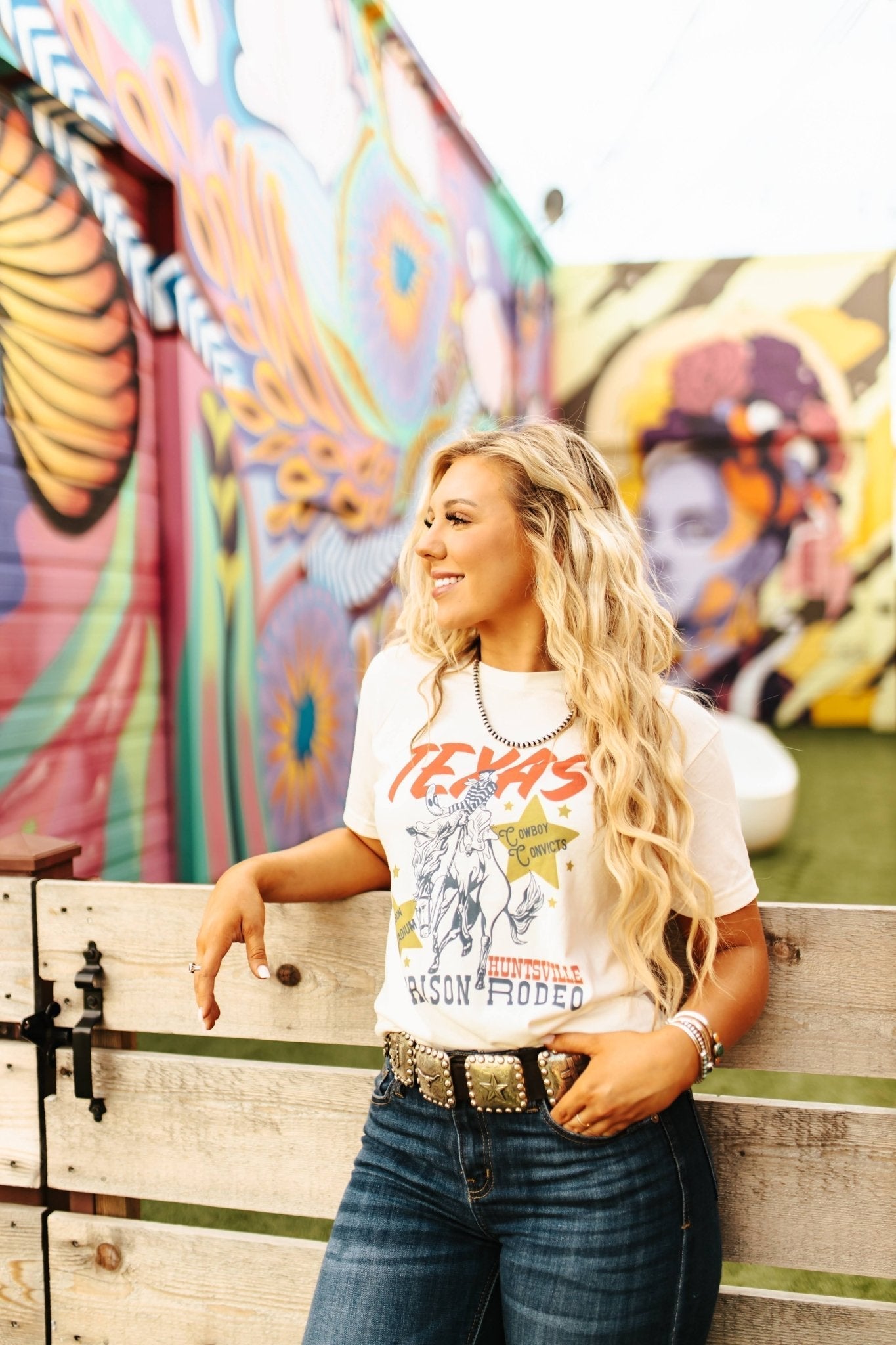 Texas Prison Rodeo Graphic Tee - Rooted & Reckless Co.