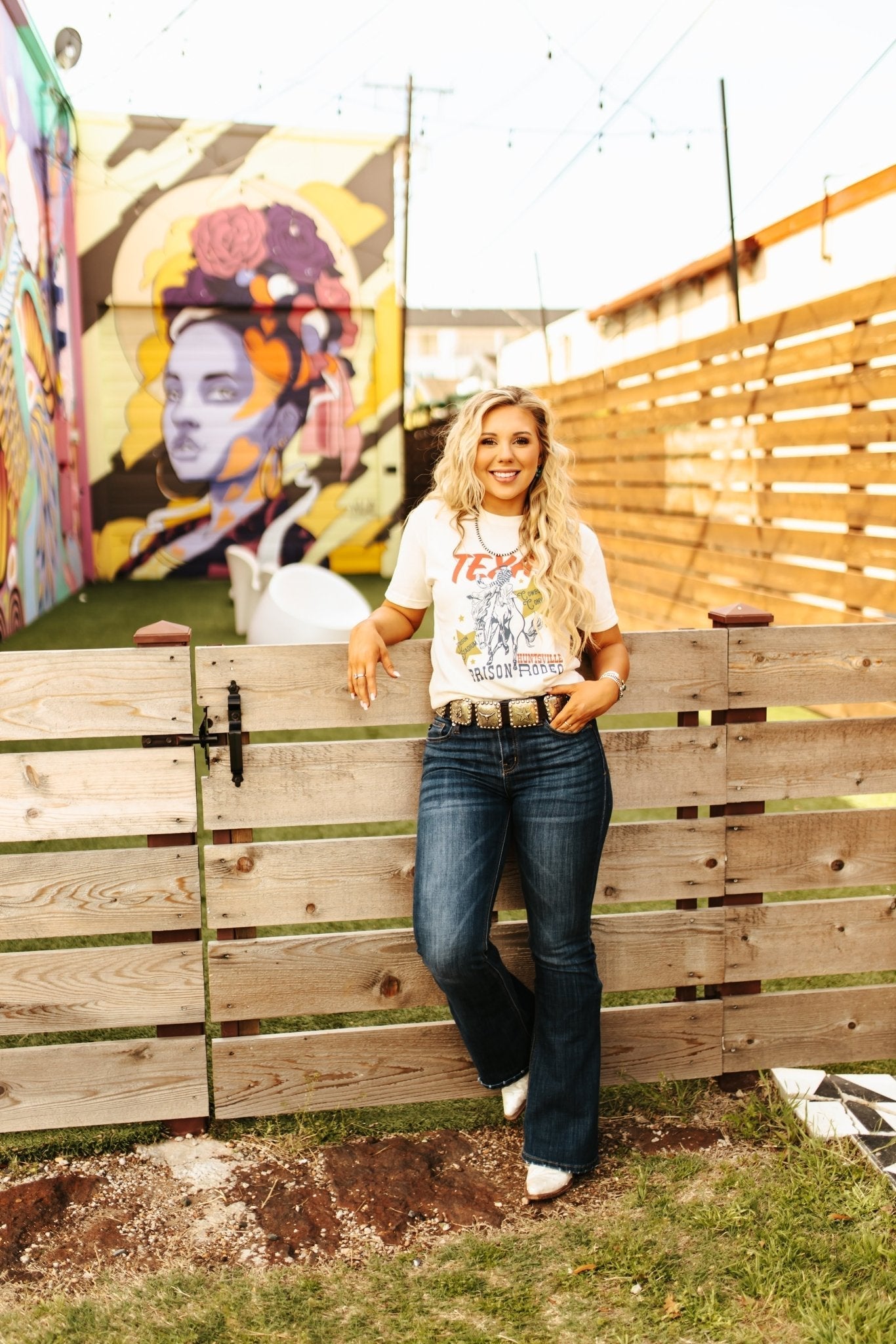 Texas Prison Rodeo Graphic Tee - Rooted & Reckless Co.