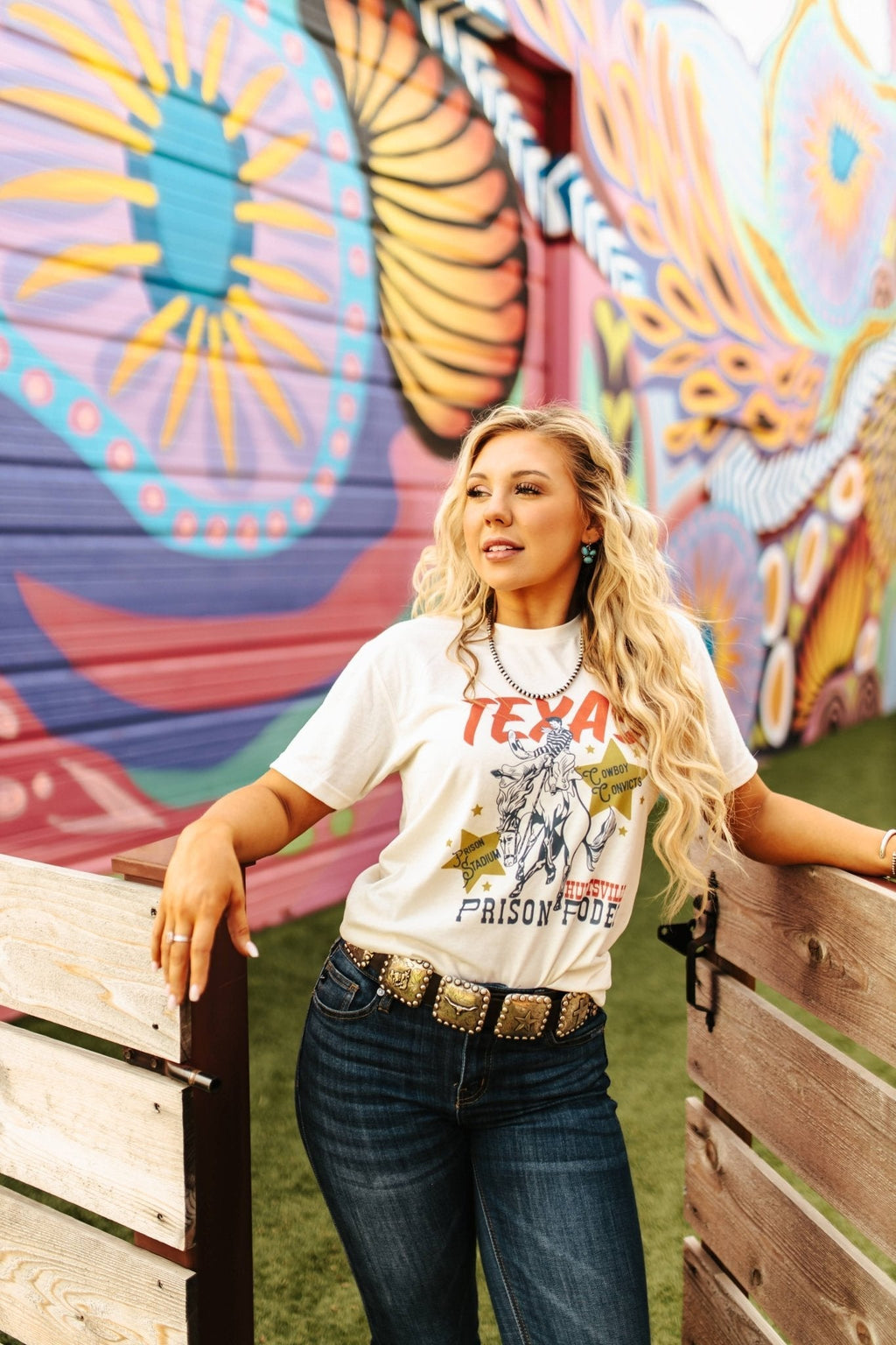 Texas Prison Rodeo Graphic Tee - Rooted & Reckless Co.